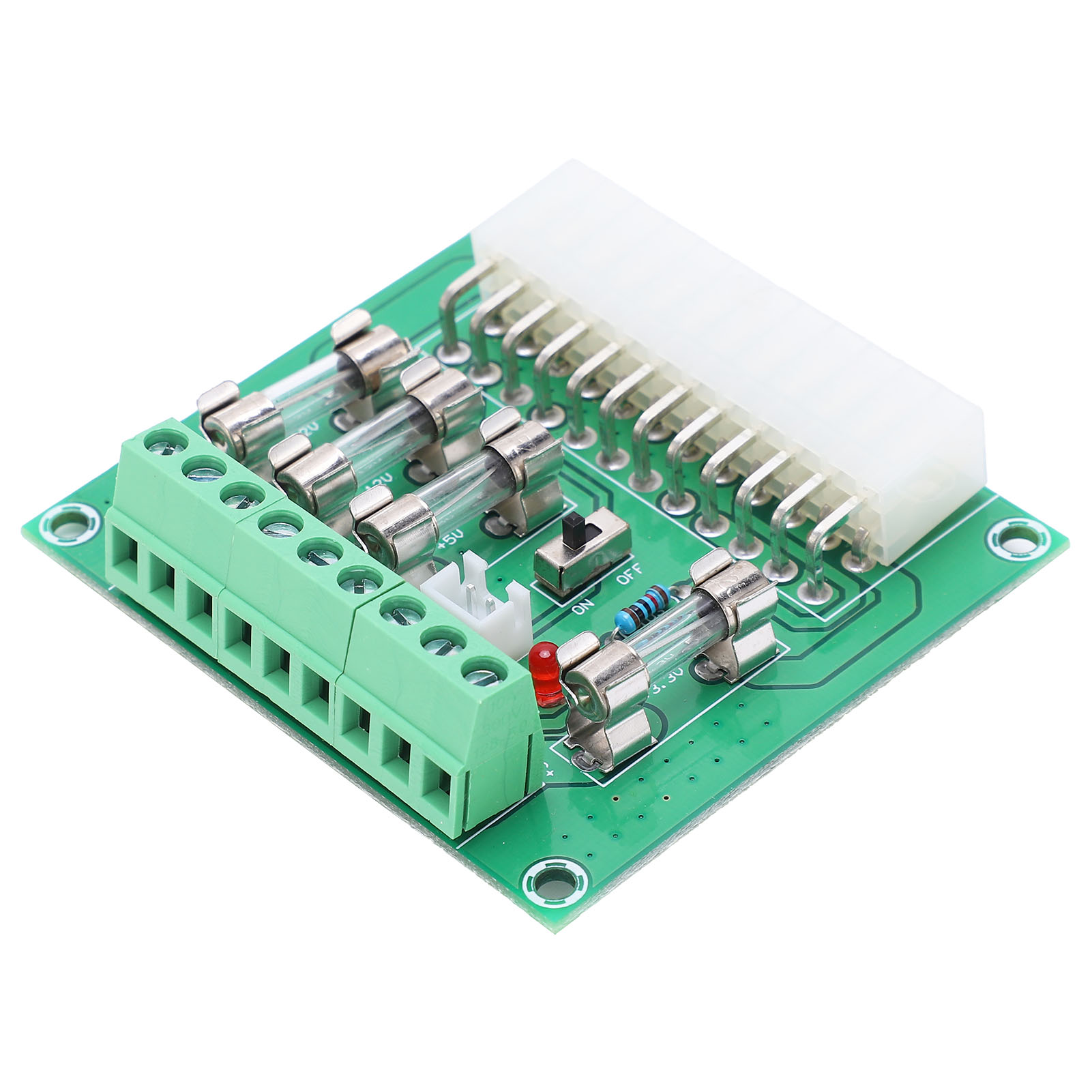 ATX Power Board Adapter Module For Computer Benchtop Desktop Compact Size Wide - Afbeelding 1 van 12