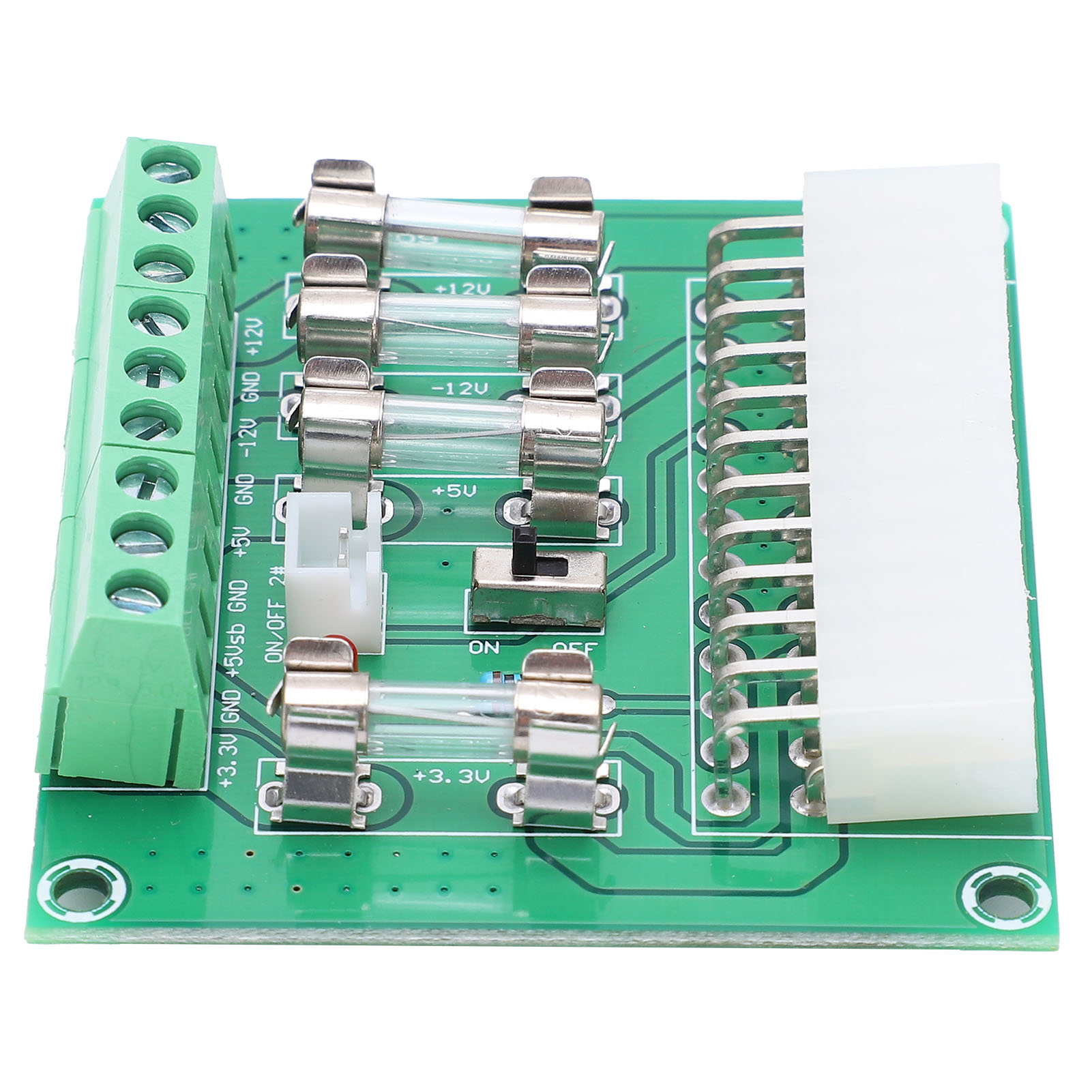 ATX Power Board Adapter Module For Computer Benchtop Desktop Compact Size Wide - Afbeelding 12 van 12