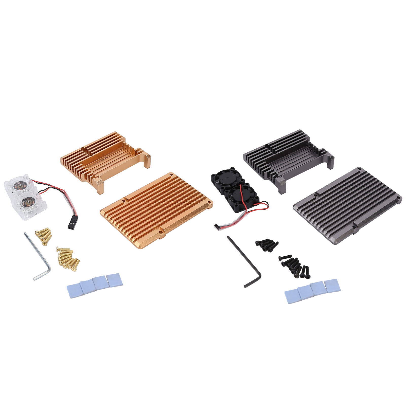 Aluminum Alloy Cooling Case Enclosure With Fan For 4 B Model♡ - Afbeelding 13 van 18