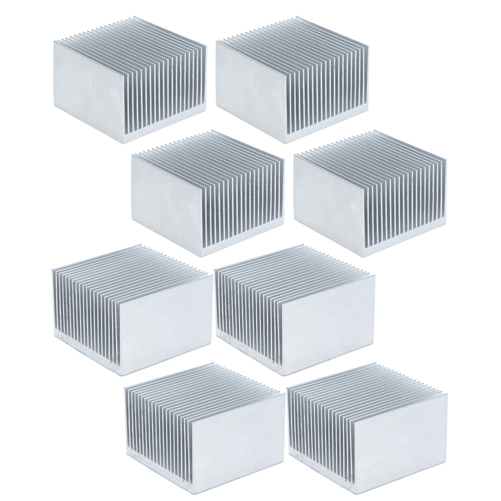 4Pcs Cooling Fins Heatsink Radiator Heat Sink For CPU Module 60x60x39mm♡ - Afbeelding 11 van 13