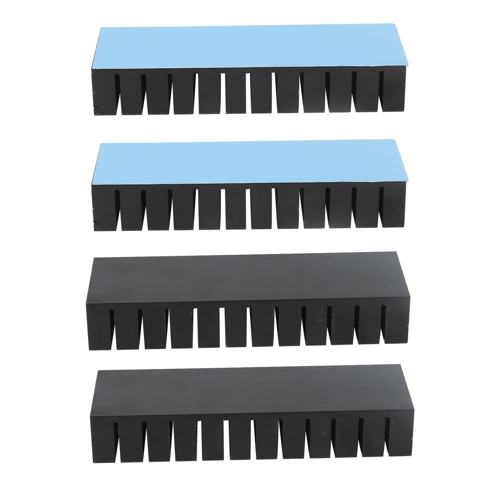 Kit De Dissipateur Thermique à Fentes Pour Radiateur De Puissance 2 Pièces Ail - Zdjęcie 14 z 18