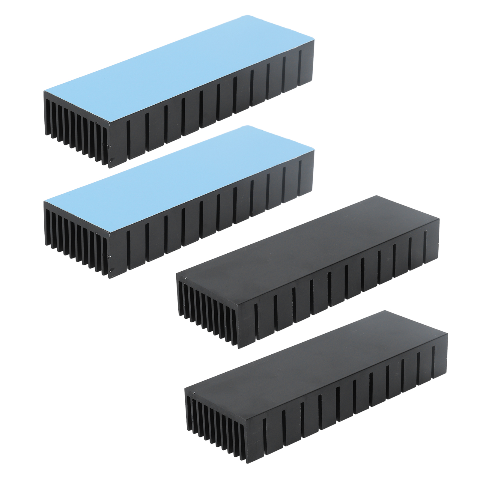 Kit De Dissipateur Thermique à Fentes Pour Radiateur De Puissance 2 Pièces Ail - Zdjęcie 16 z 18