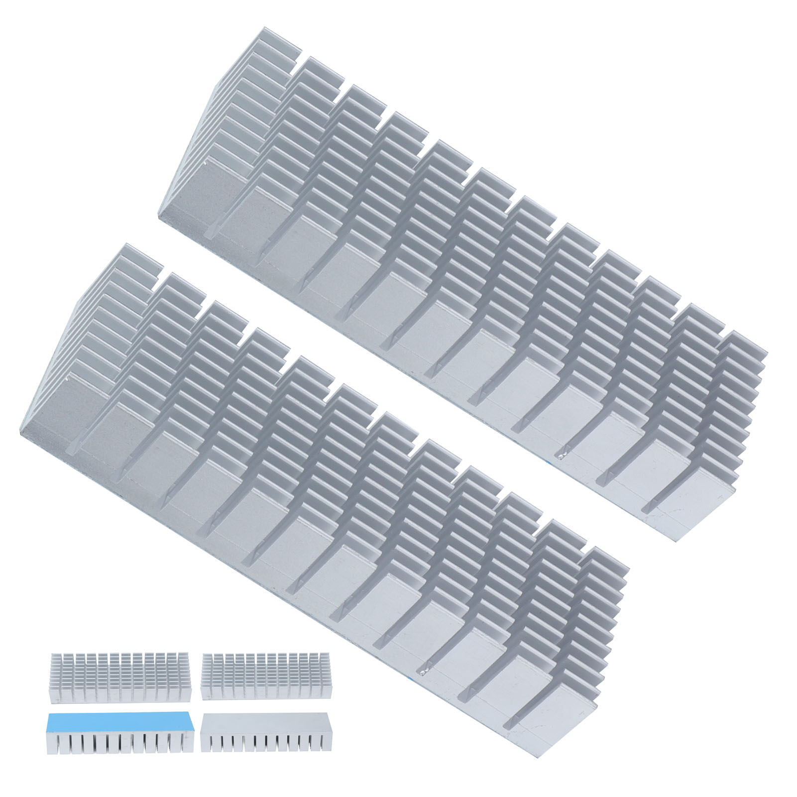 2Pcs Heatsink Cooler Module Slotted Heat Radiator Board 120mmx40mmx20mm♡ - Afbeelding 25 van 30