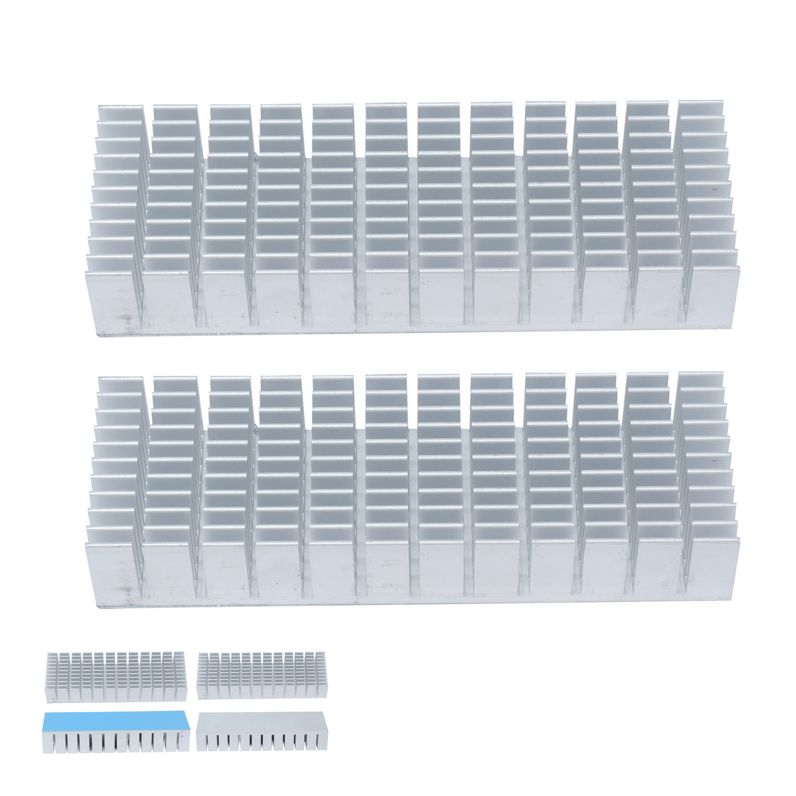 2Pcs Heatsink Cooler Module Slotted Heat Radiator Board 120mmx40mmx20mm♡ - Afbeelding 29 van 30