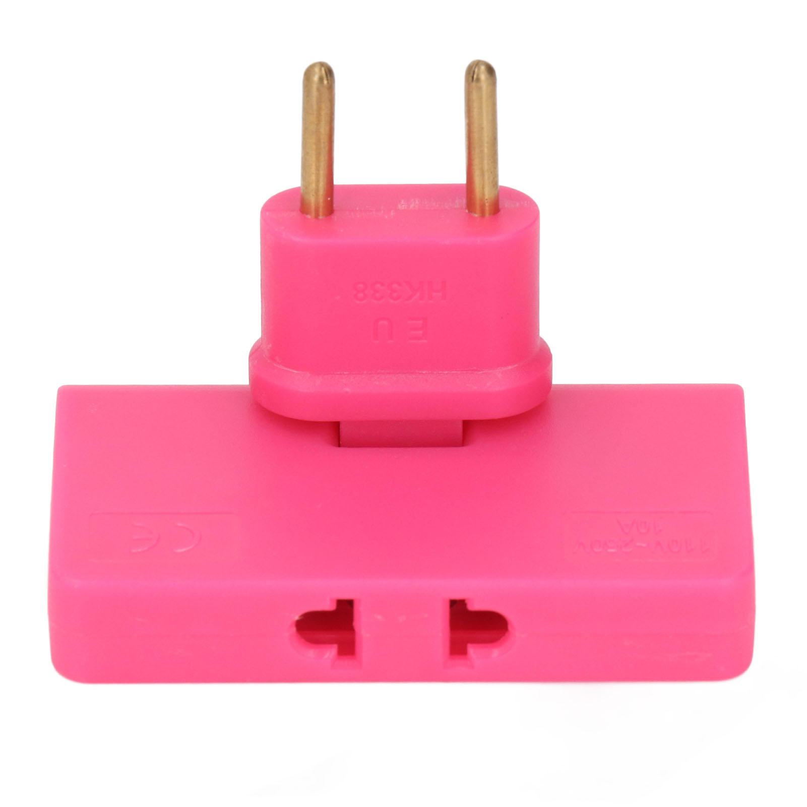 5x EU Socket Converter Cordless 180° Extension 1 To 3 EU Plug Adapter 110‑250V - Picture 37 of 38