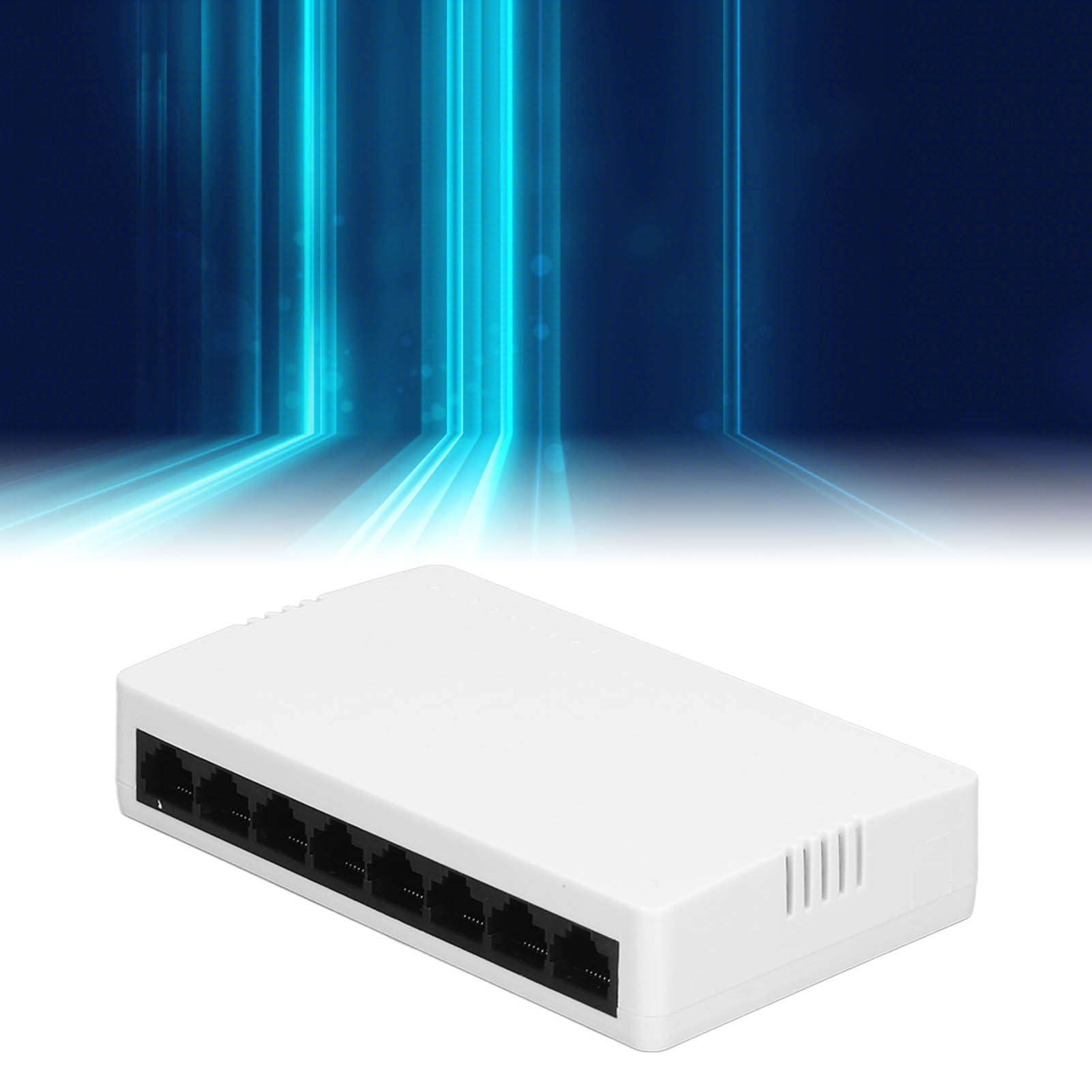 Commutateur Ethernet 8 Ports Stable Plug And Play Prise US - Zdjęcie 13 z 18