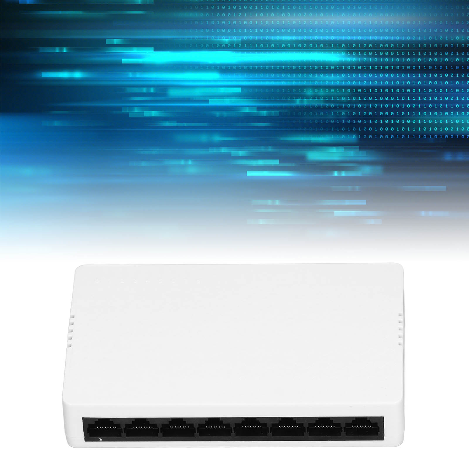 Commutateur Ethernet 8 Ports Stable Plug And Play Prise US - Zdjęcie 15 z 18