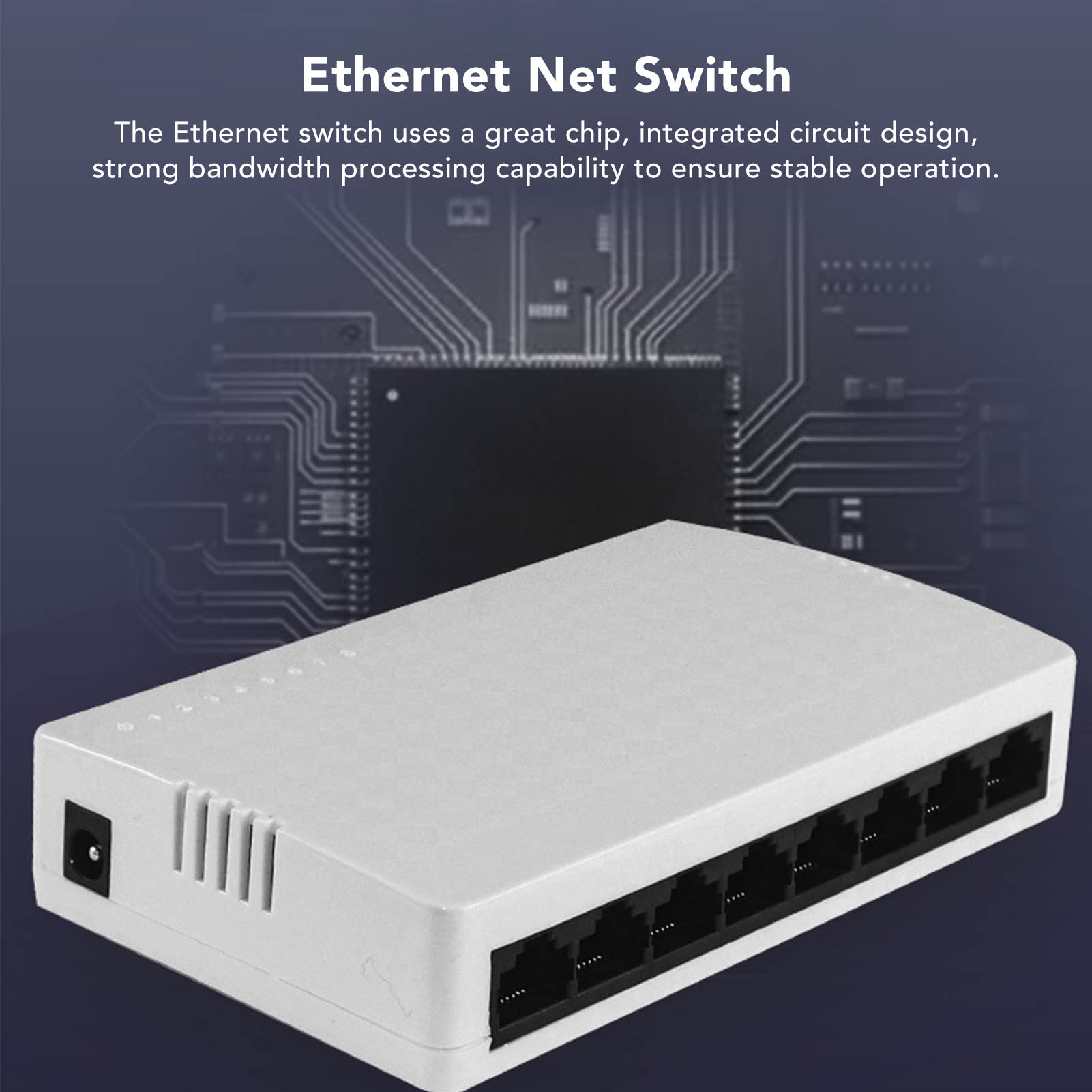Commutateur Ethernet 8 Ports Stable Plug And Play Prise US - Zdjęcie 18 z 18