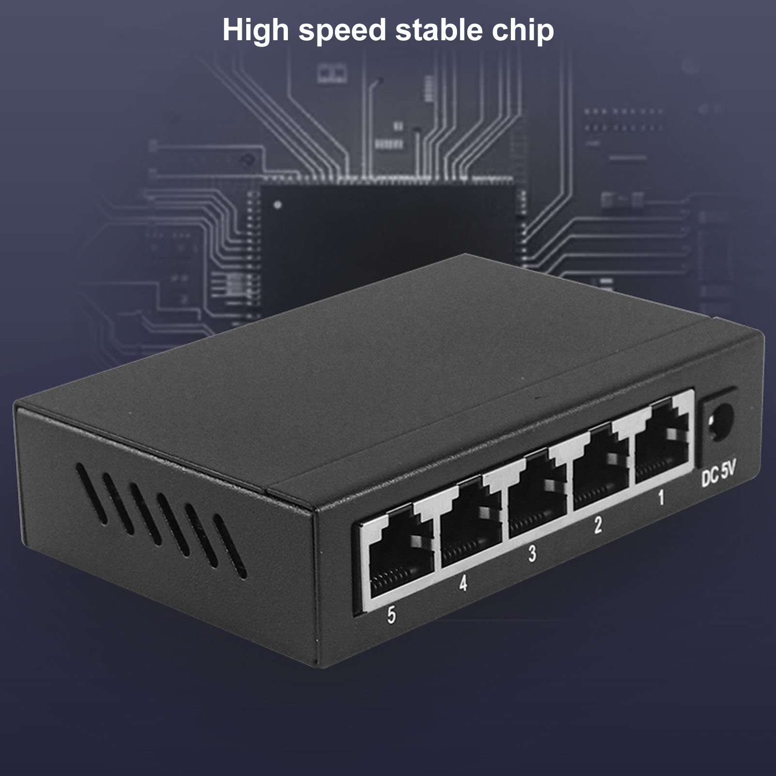 Commutateur Ethernet De Bureau Non Géré 5 Ports Répartiteur Ethernet De Bureau - Zdjęcie 13 z 18