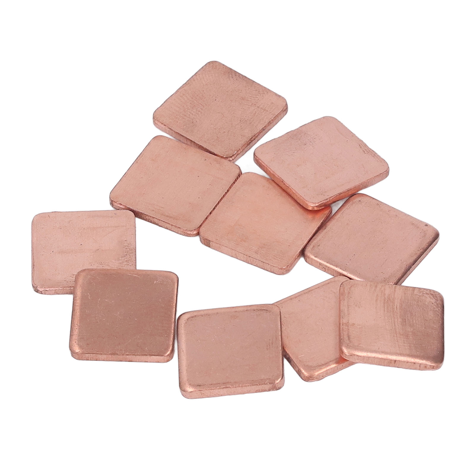 20 Pcs Copper Heat Sink 15x15mm Computer GPU Heat Sink Shim Pad - Afbeelding 16 van 18