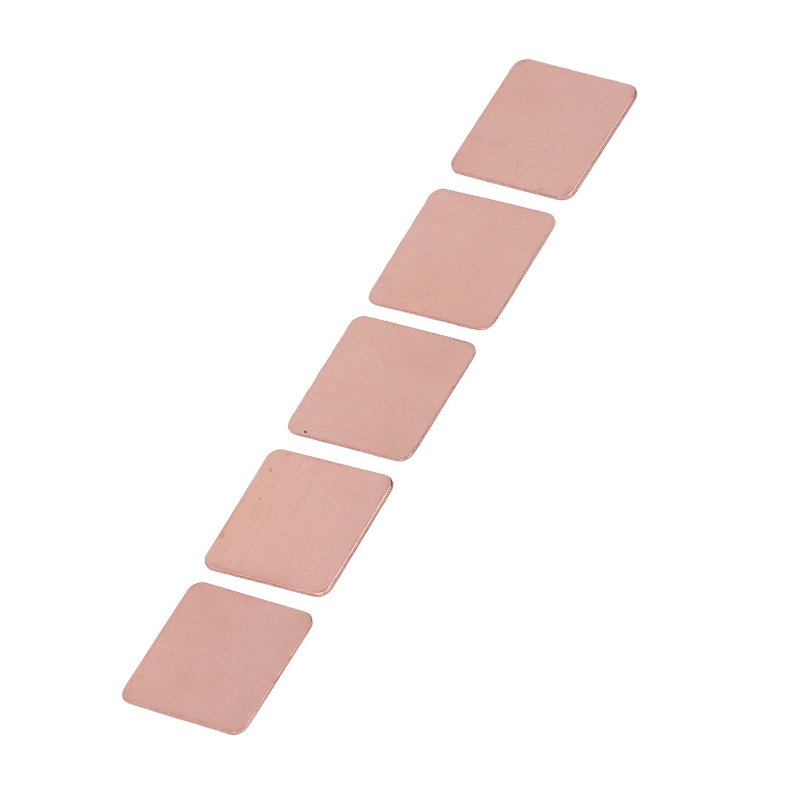 20Pcs Copper Heat Sink Shim Copper Thermal Pad For Laptop CPU GPU - Afbeelding 20 van 21
