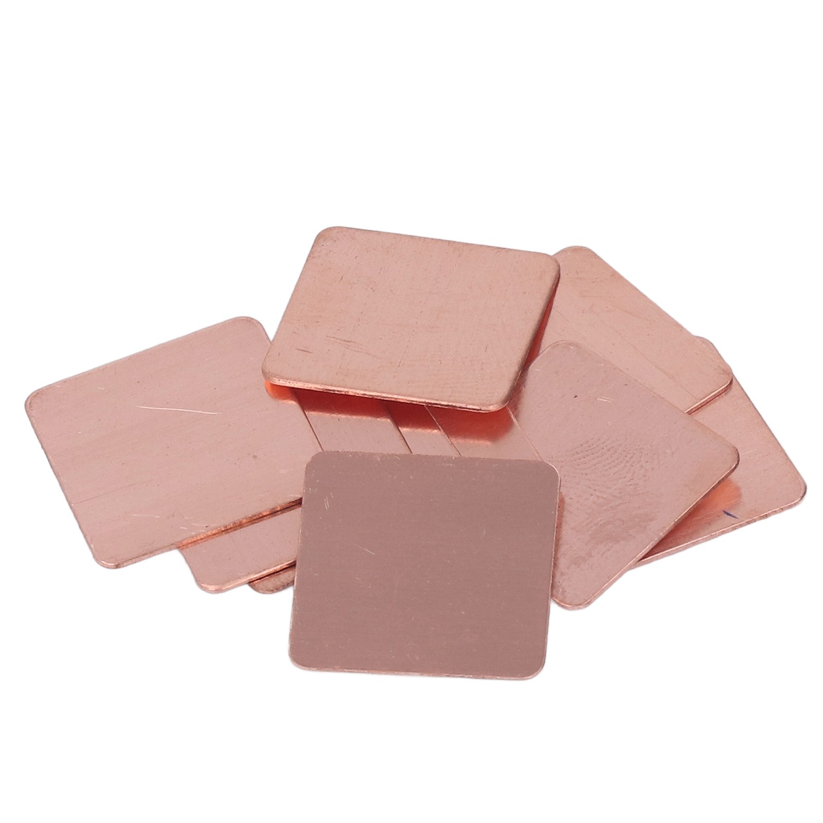 20Pcs Copper Heat Sink Shim Copper Thermal Pad For Laptop CPU GPU - Afbeelding 19 van 21