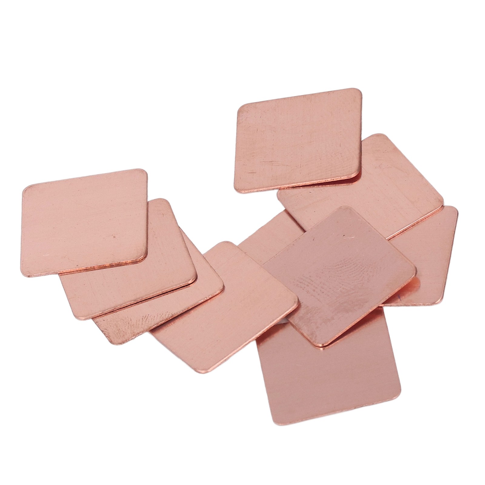 20Pcs Copper Heat Sink Shim Copper Thermal Pad For Laptop CPU GPU - Afbeelding 17 van 21