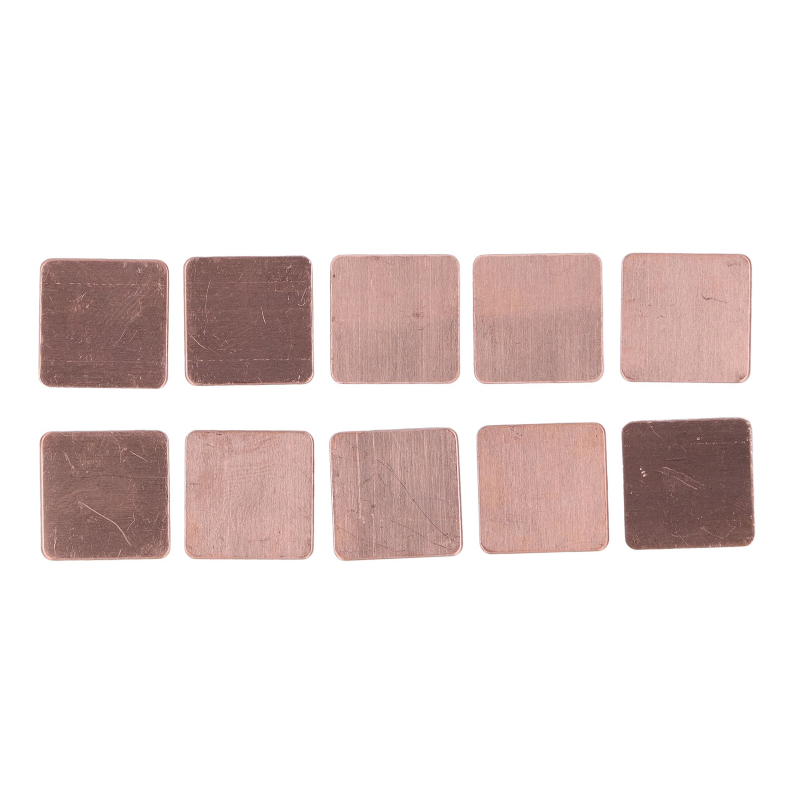 20Pcs Copper Heat Sink Shim Copper Thermal Pad For Laptop CPU GPU - Afbeelding 18 van 21
