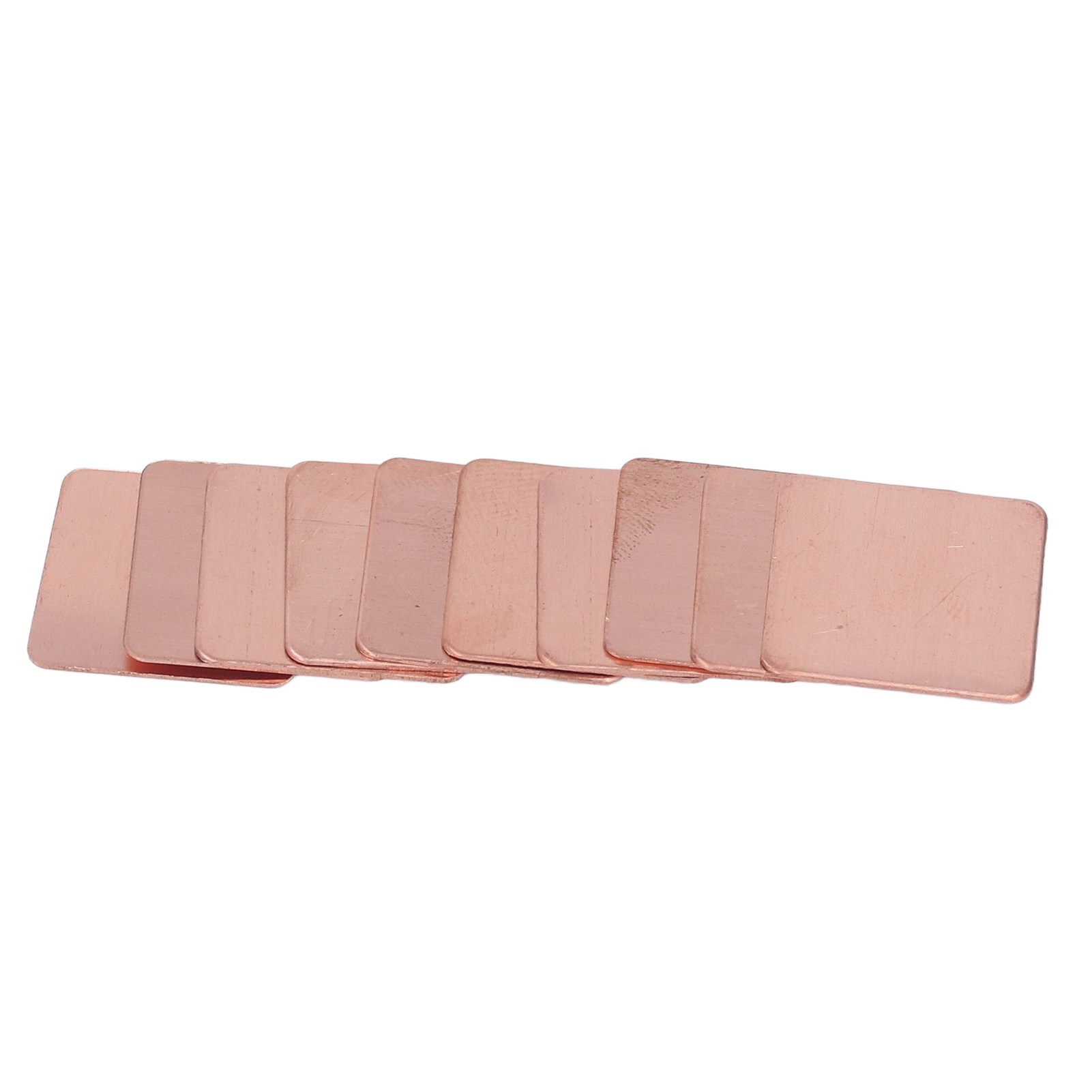 20Pcs Copper Heat Sink Shim Copper Thermal Pad For Laptop CPU GPU - Afbeelding 14 van 21