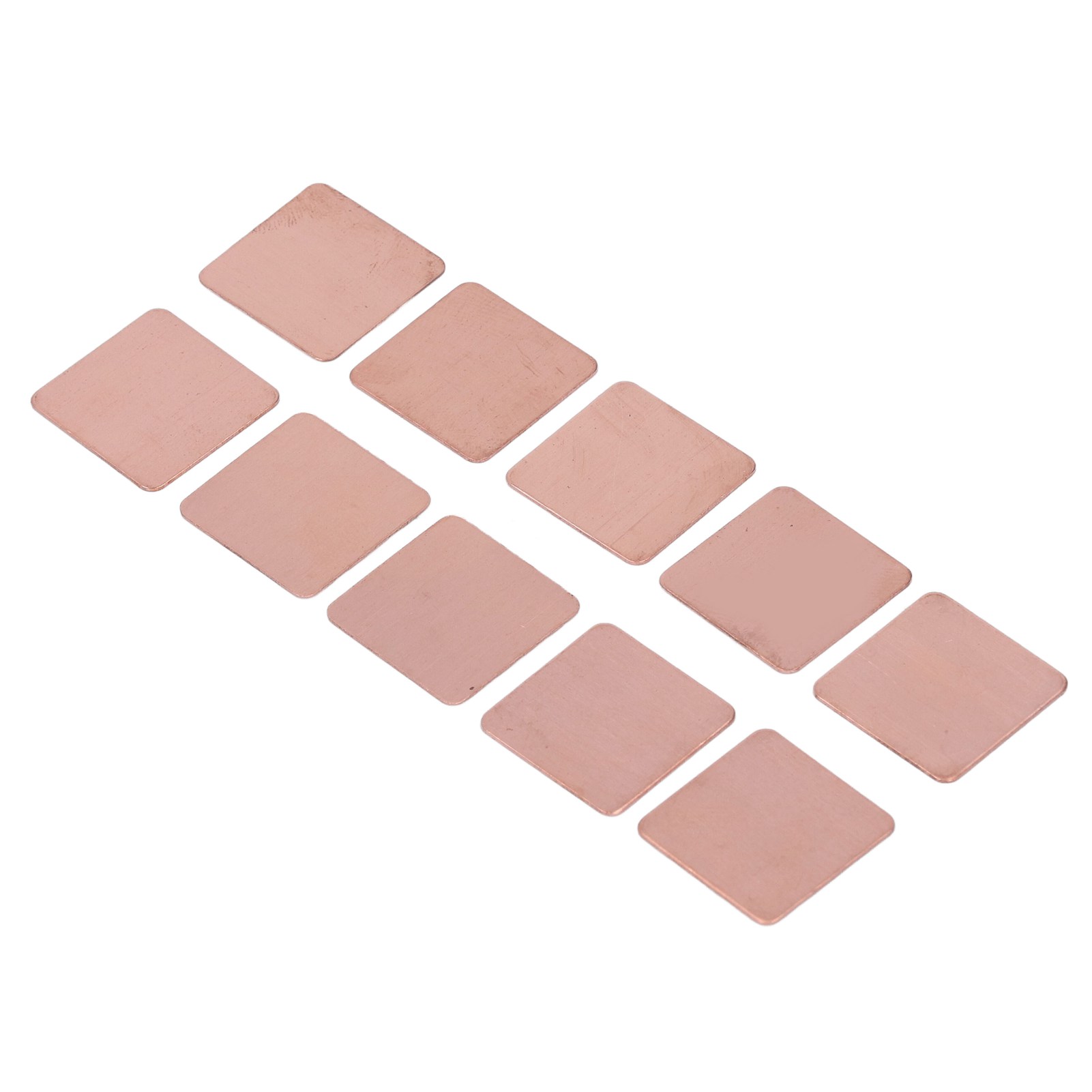 20Pcs Copper Heat Sink Shim Copper Thermal Pad For Laptop CPU GPU - Afbeelding 15 van 21