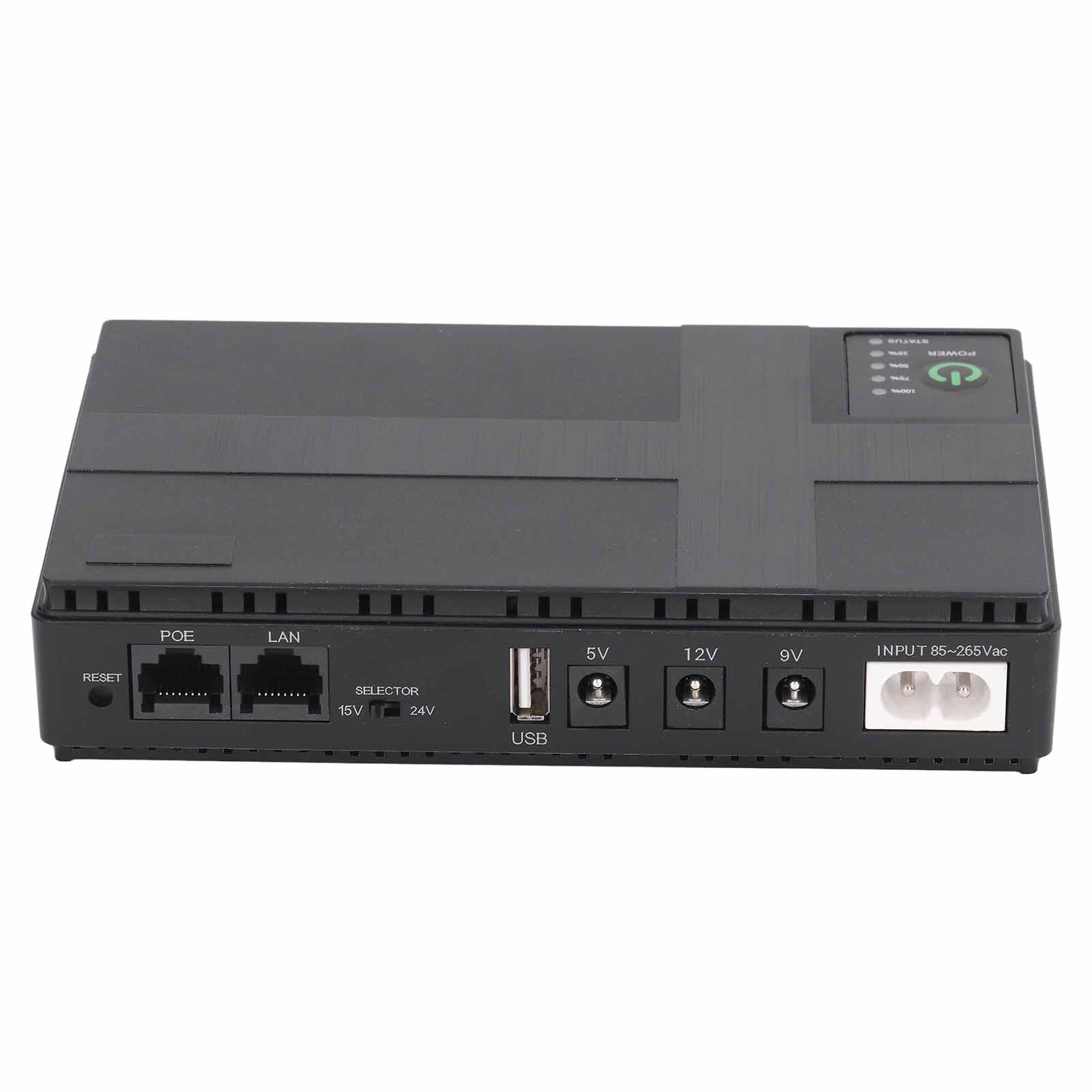 UPS Battery Backup 10400mAh 5V 9V 12V 2A POE 15V 24V 1A Output Power Supply♡ - Photo 15/18