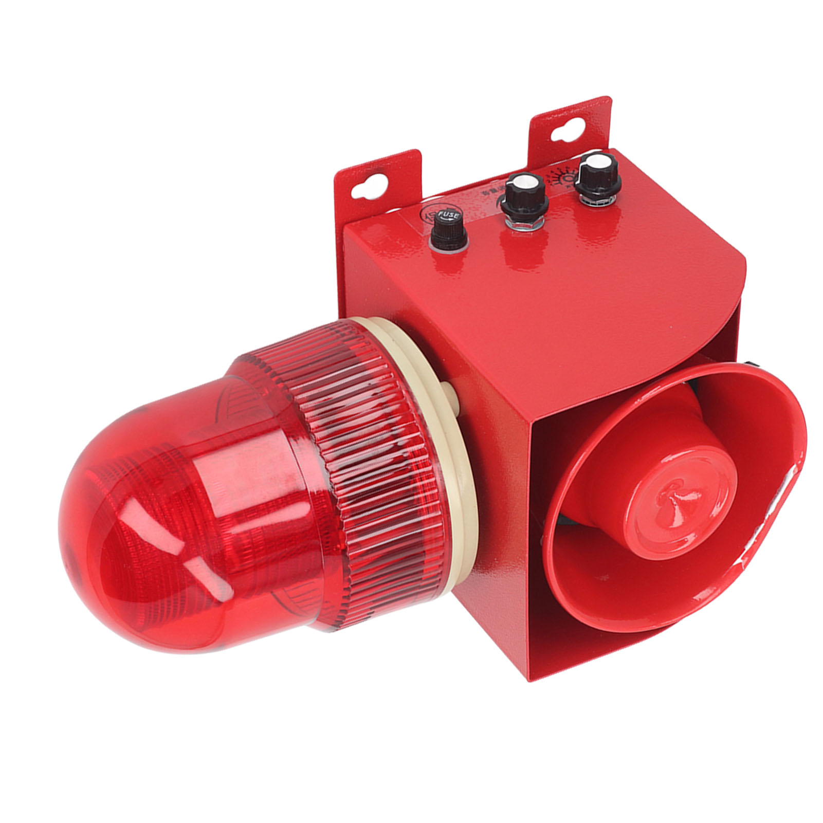 Industrial Siren Alarm Volume Adjustable Waterproof Strong Bright Wall Moun - Picture 27 of 33