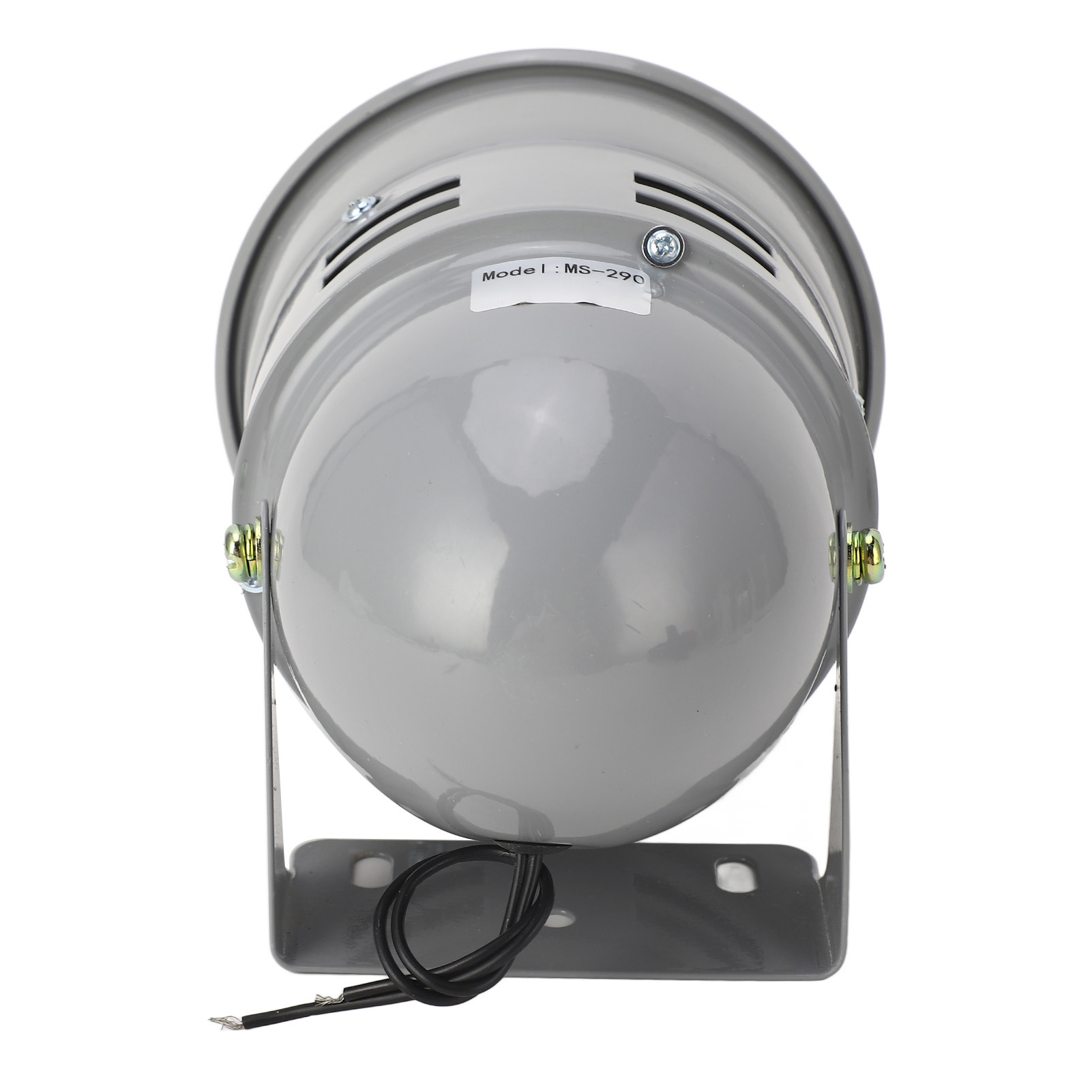 Industrial Alarm Buzzer Motor Driven Siren 120dB 40W Gray Iron Shell Fire Horn
