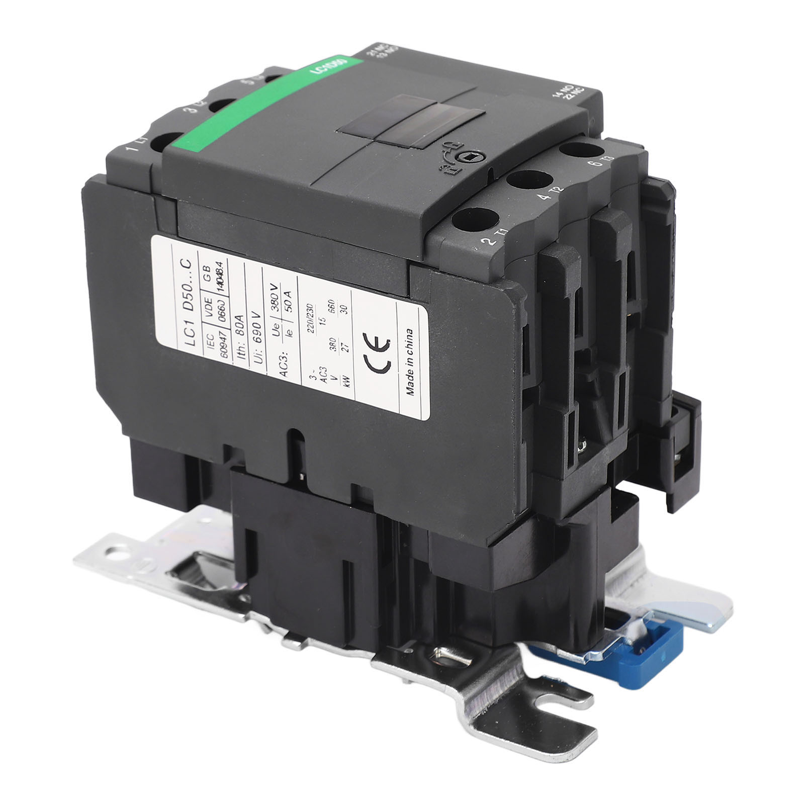 AC Contactor 50A 1NO 1NC Silver Alloy Contact Industrial Control Contactor 380V - Picture 31 of 32
