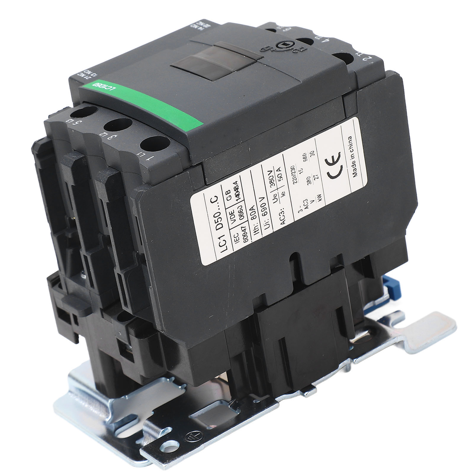 AC Contactor 50A 1NO 1NC Silver Alloy Contact Industrial Control Contactor 380V - Picture 25 of 32