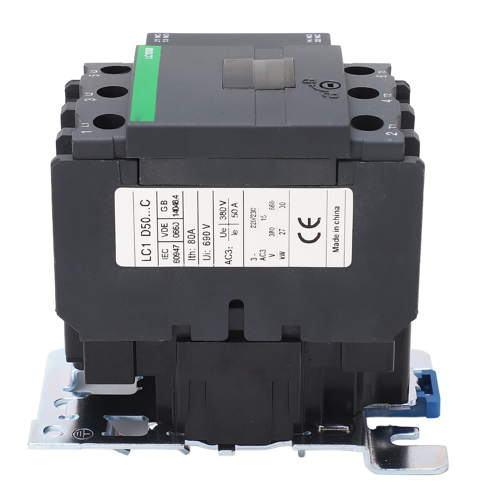 AC Contactor 50A 1NO 1NC Silver Alloy Contact Industrial Control Contactor 380V - Picture 32 of 32