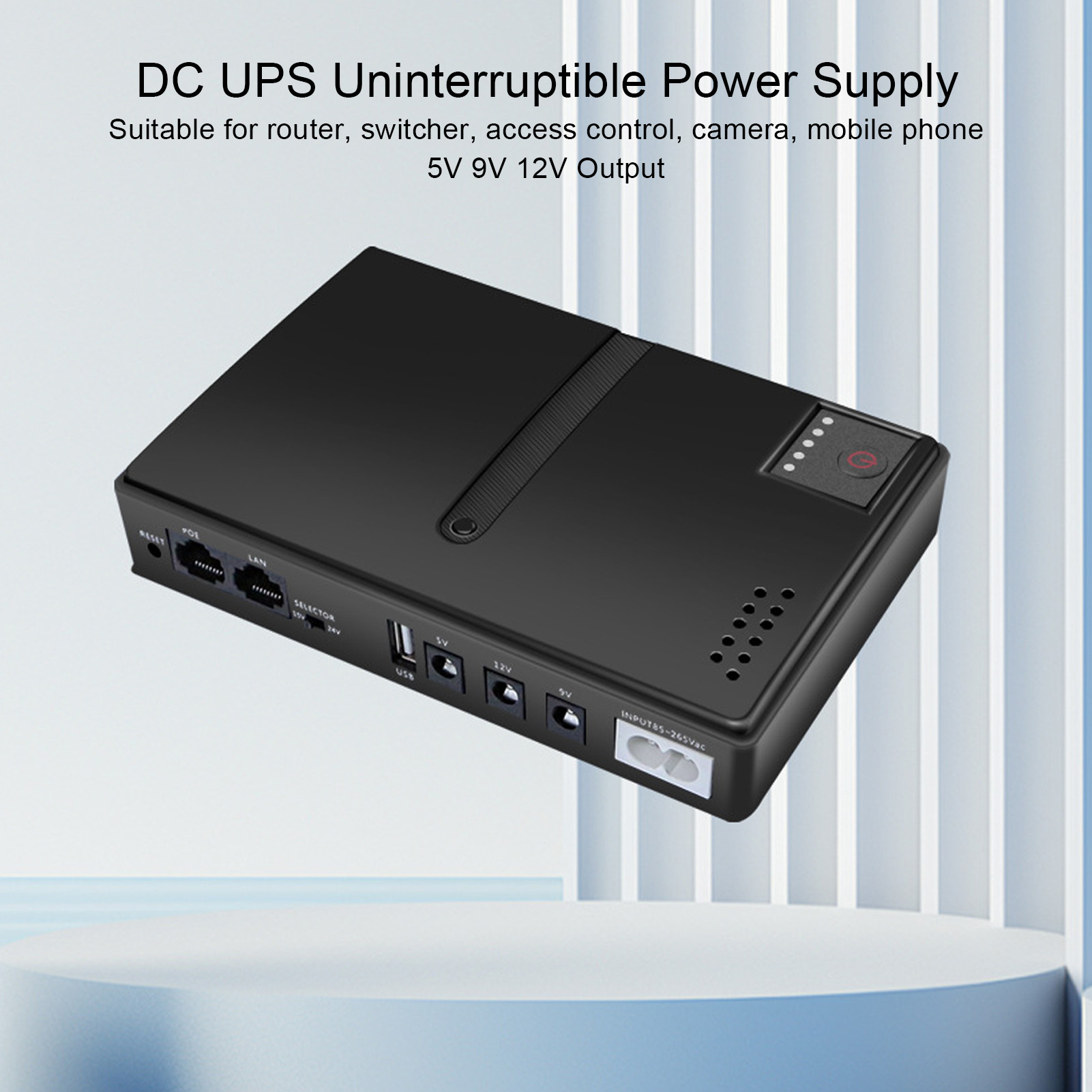 Uninterruptible Power Supply Compact UPS Battery Backup For Router Camera - Picture 18 of 18