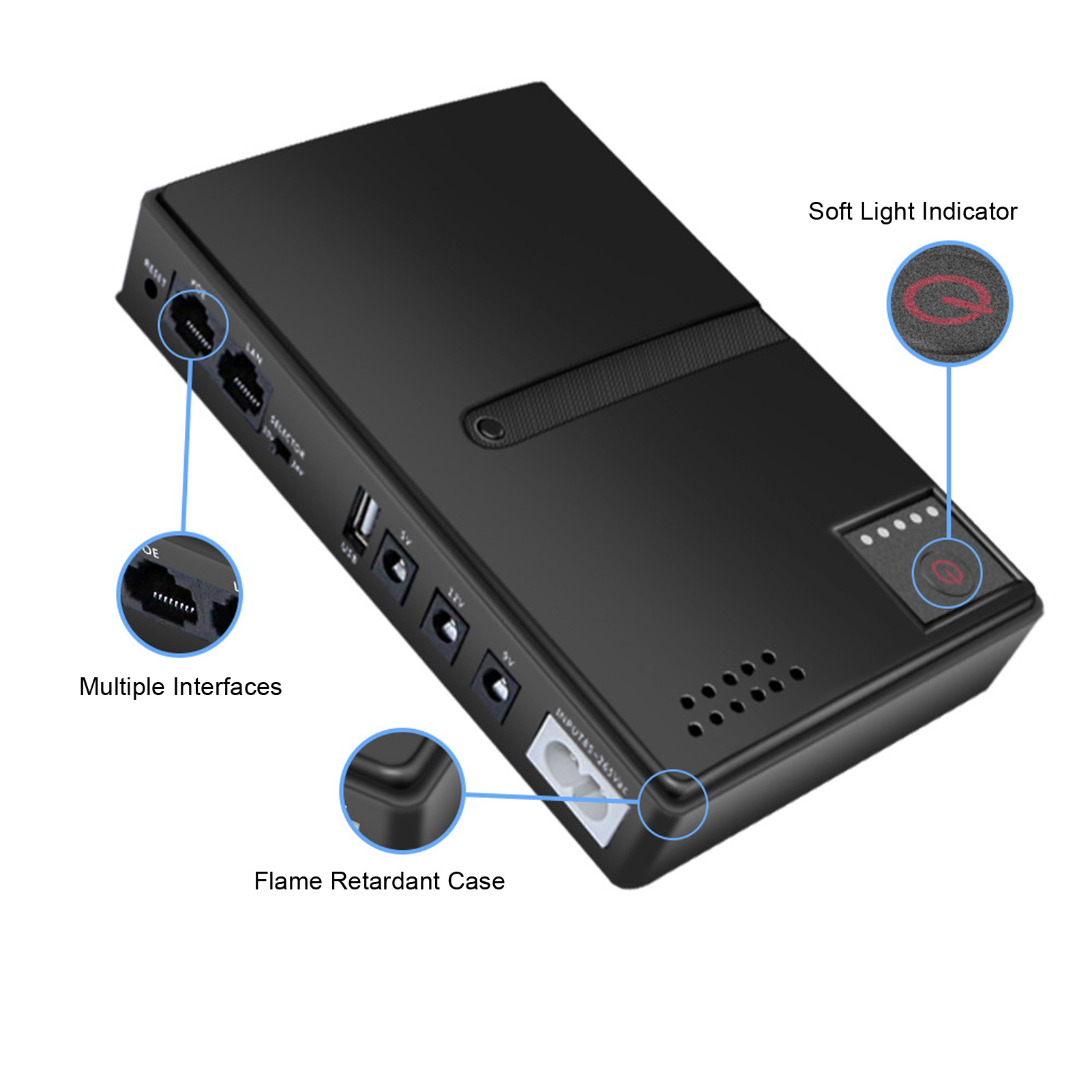 Uninterruptible Power Supply Compact UPS Battery Backup For Router Camera Part - Picture 13 of 18