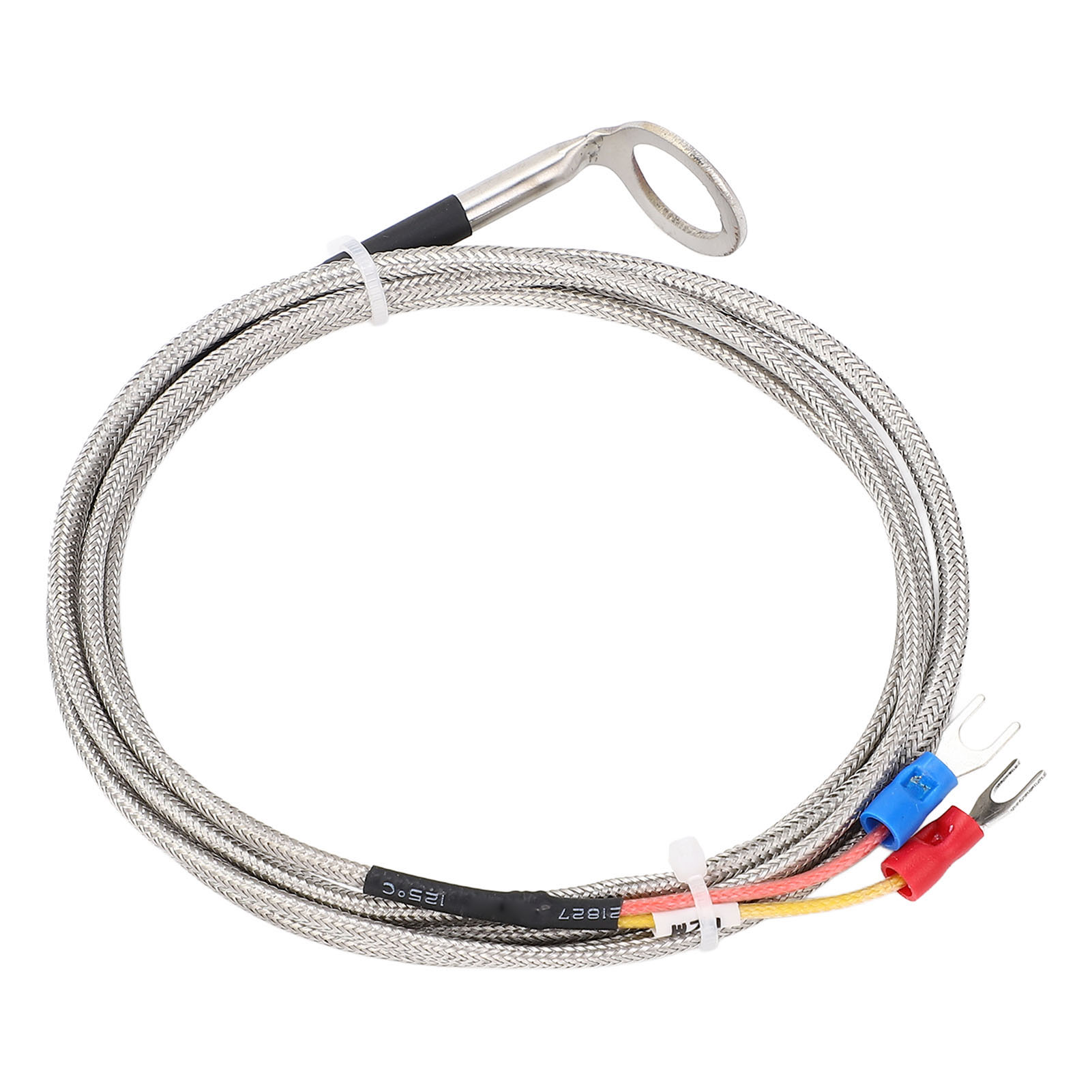 K Type Temperature Sensor Thermocouple For Automotive Engine W/ 14mm ID Washer