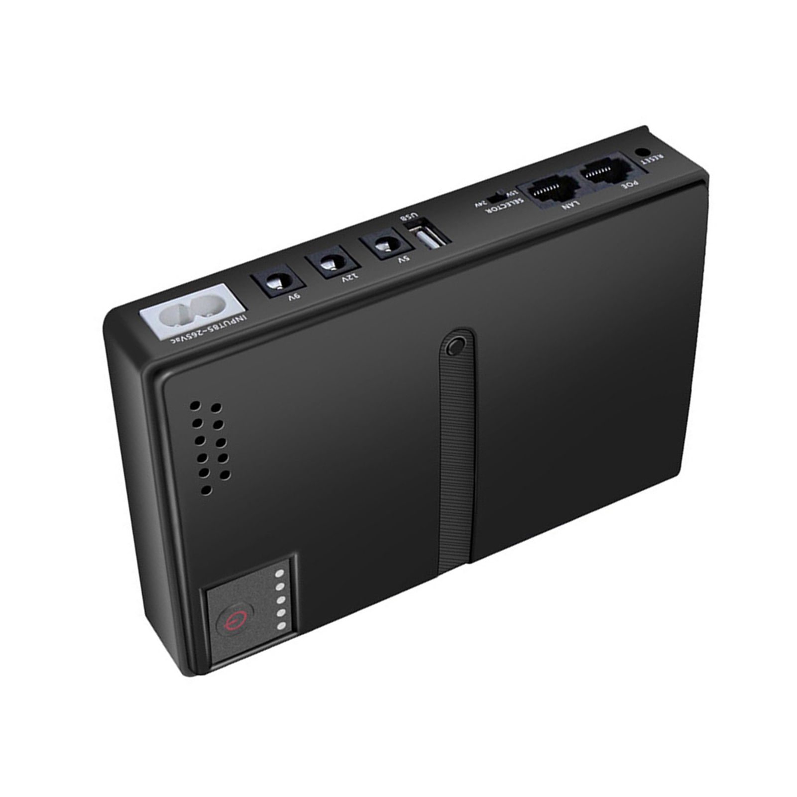 Fuente de Alimentación Ininterrumpida 15V 24V POE 5V 9V 12V USB 18W DC UPS Batería de Respaldo - Imagen 29 de 30