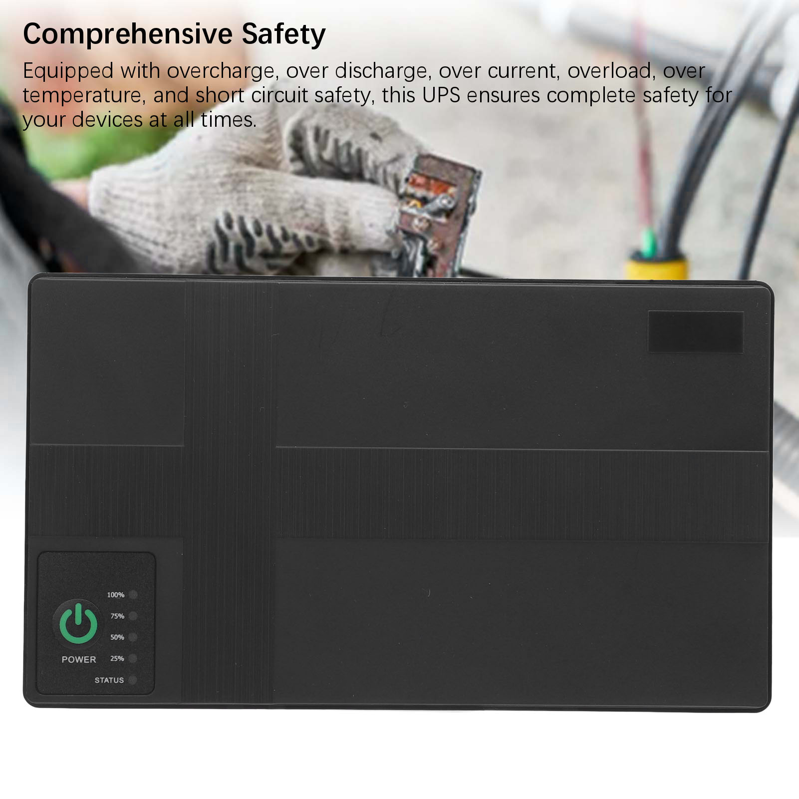 UPS Battery Backup 20000mah Power Supply For Camera Router MP3 MP4 Player New - Picture 14 of 18