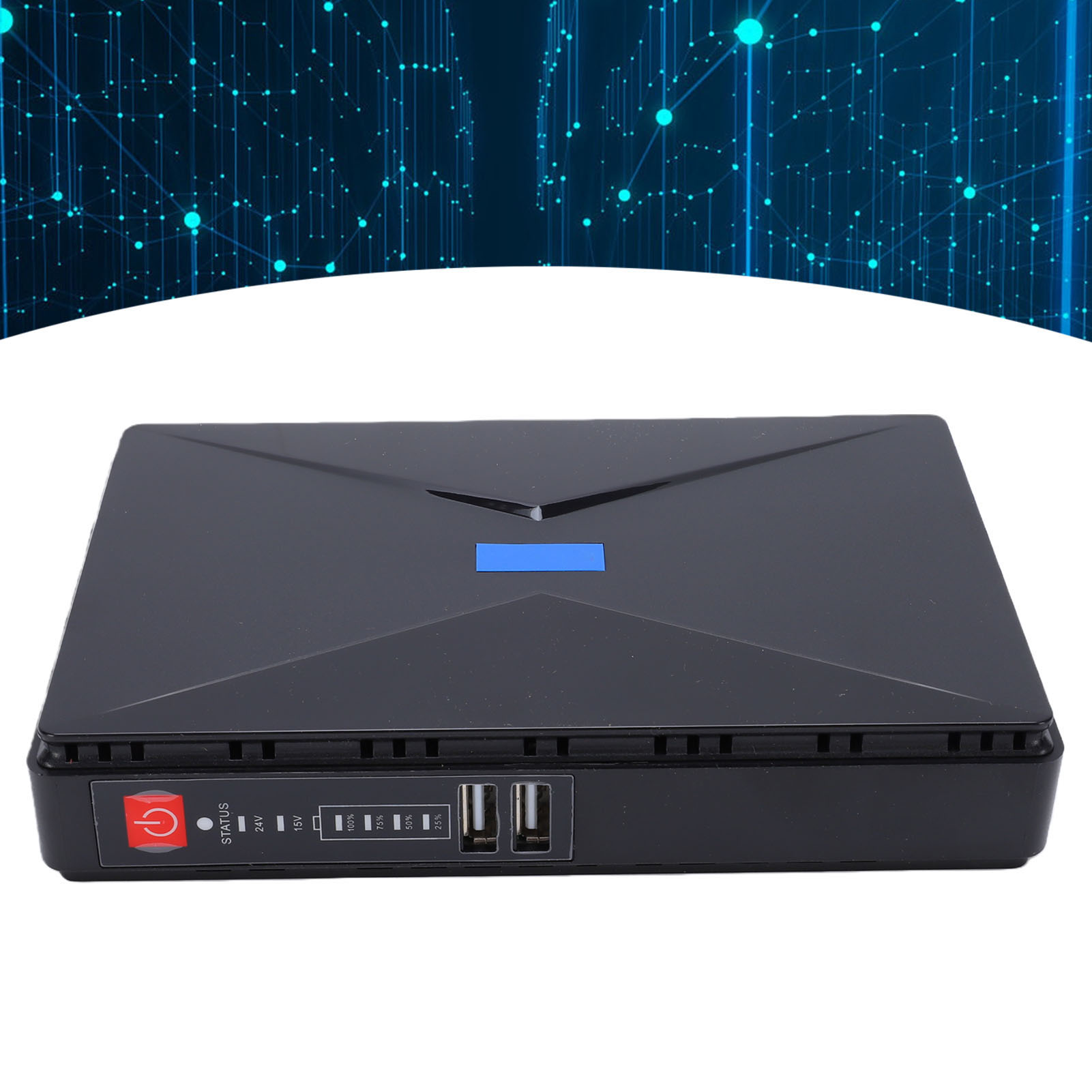 2-Mini UPS 8800mAh Large Capacity Backup Power Supply For Router