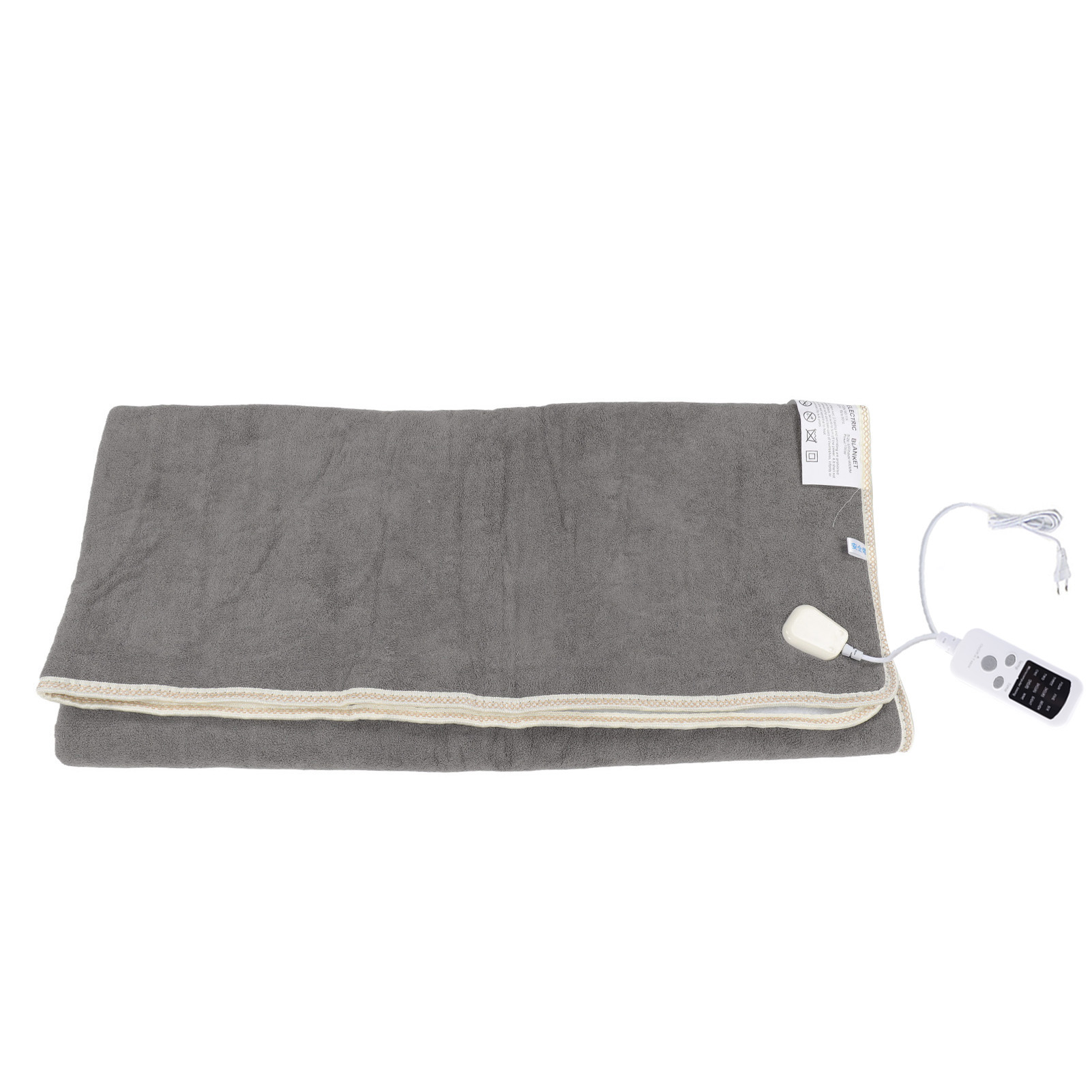 Manta Eléctrica con Interruptor Inteligente para Dormitorio Hogar Gris♡ - Imagen 19 de 21