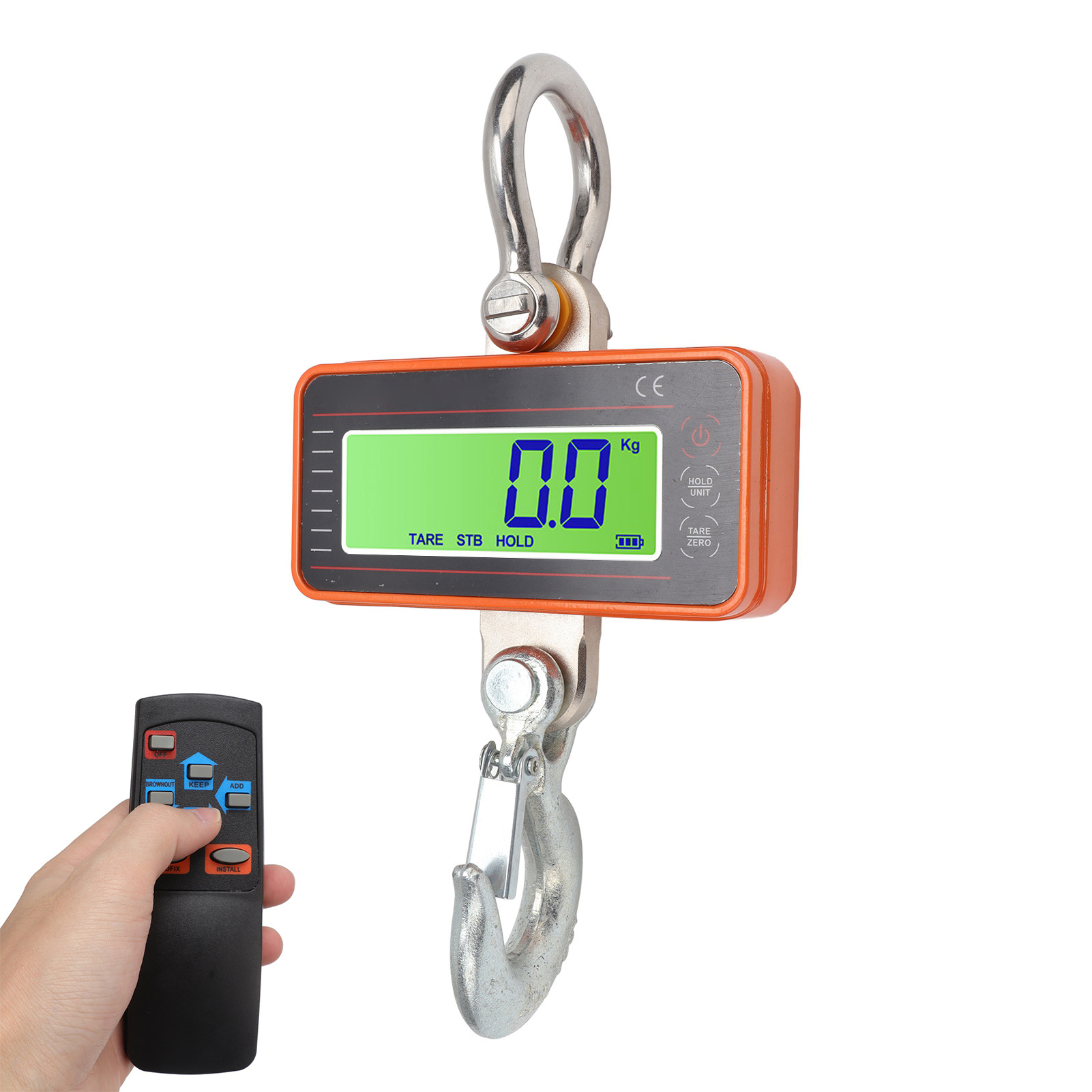 Electronic Crane Scale 500Kg/1102LB High Accuracy Sensor Digital Hanging Scale