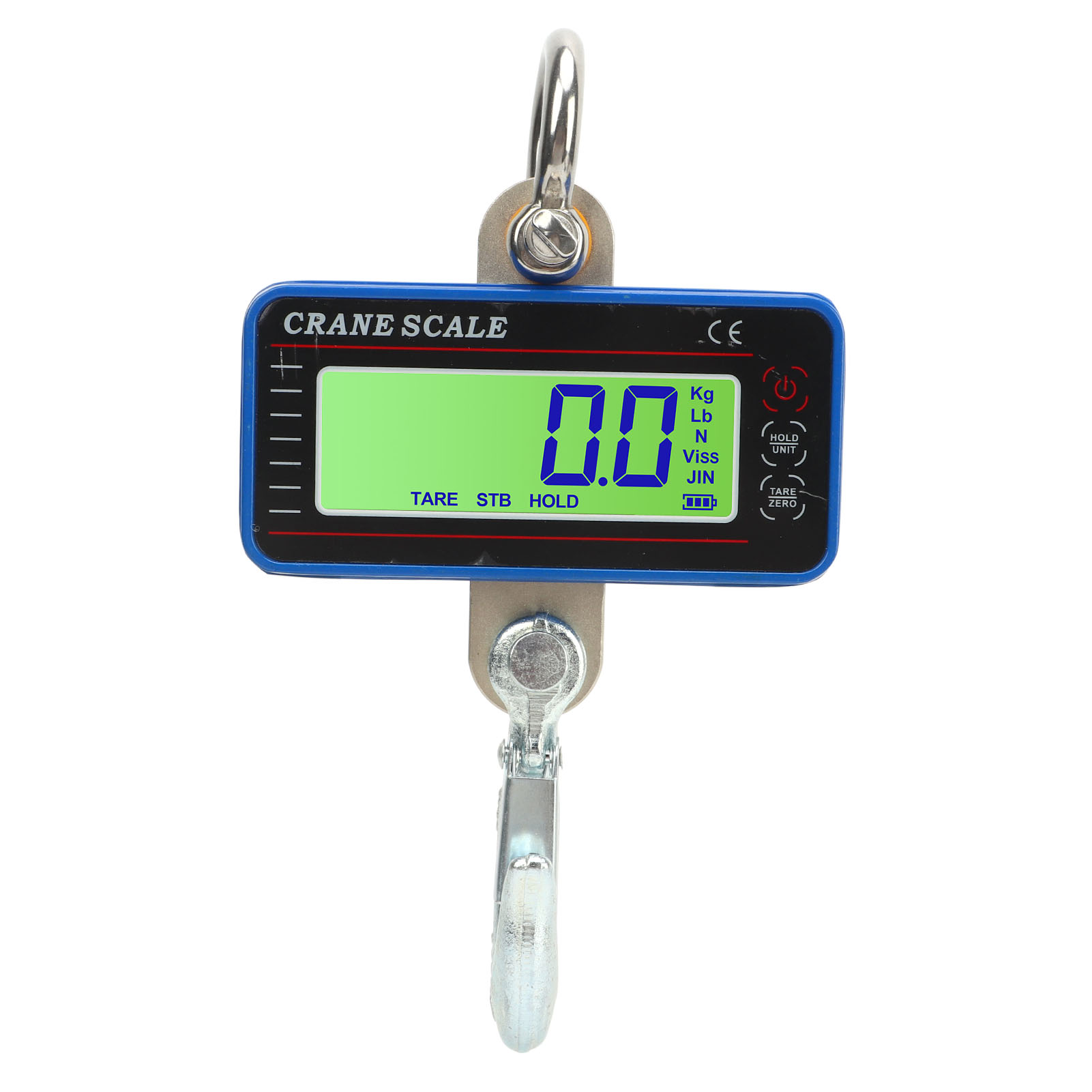 Electronic Crane Scale 1500kg / 3307lb Wireless Hook Scale Thickened Hook For