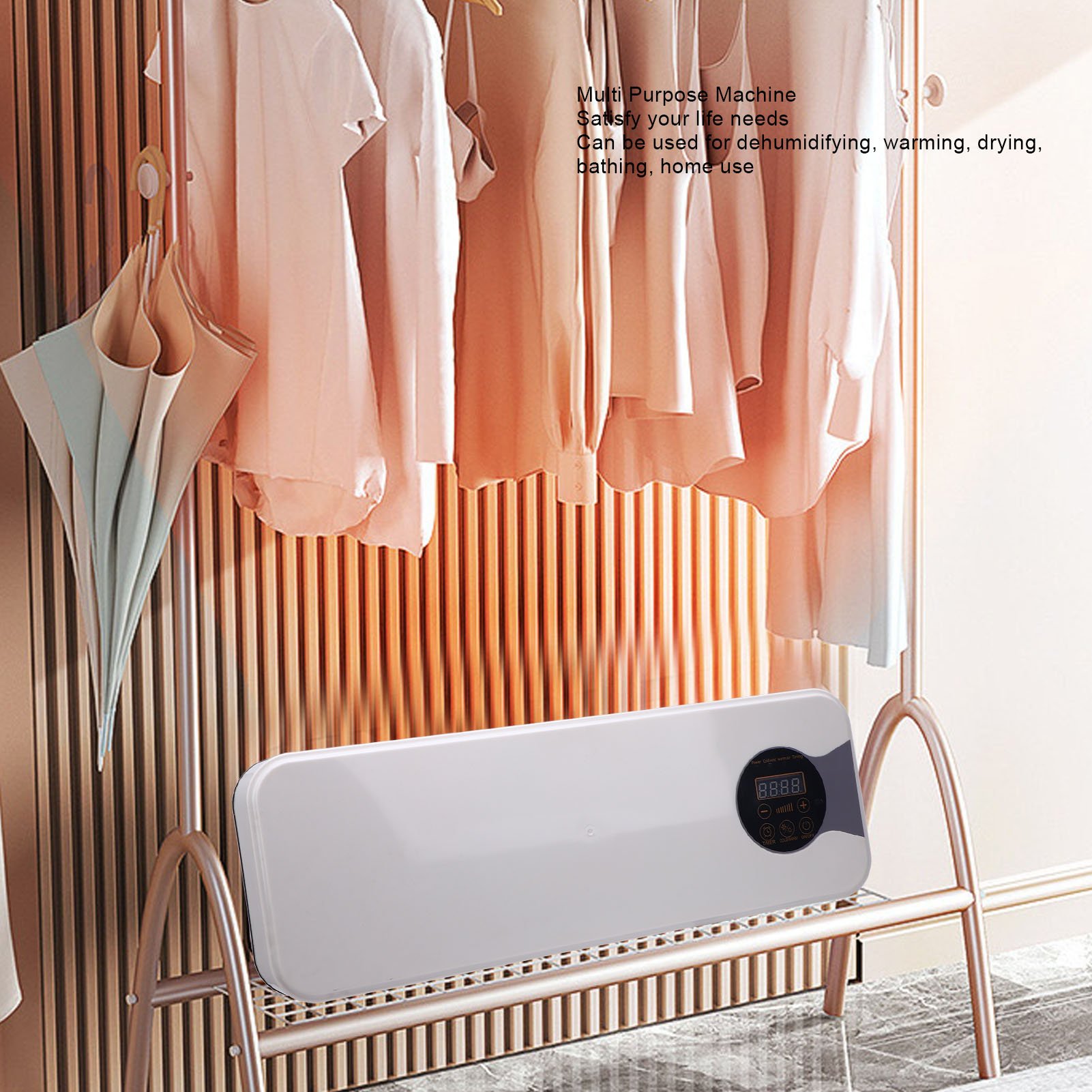 Electric Wall Space Heater CoolerWall Mounted Heater For Bedroom Bathroom . - Picture 26 of 30