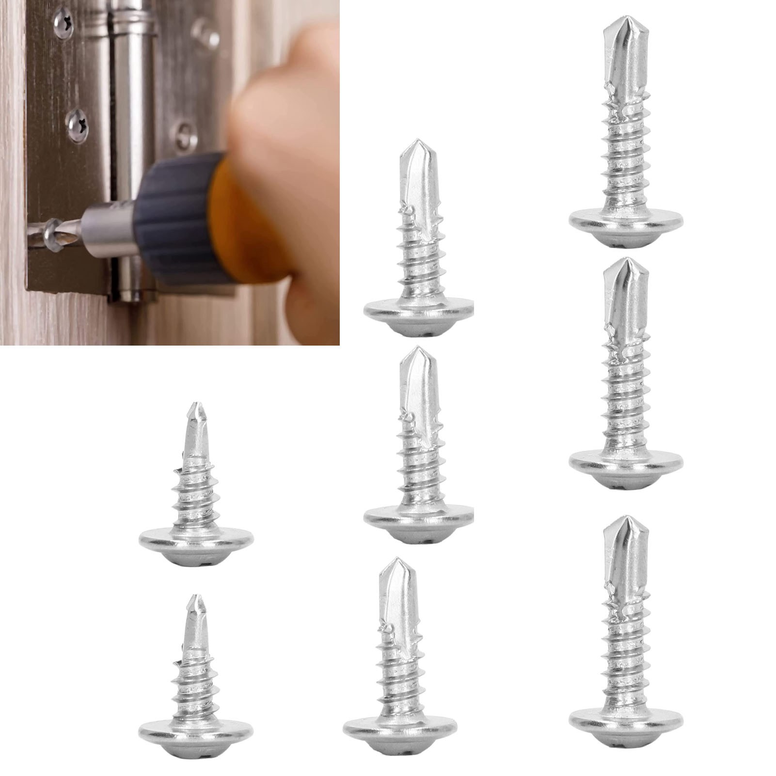 Self Tapping Screw 410 Quick Round Washer Head Screws For Machinery Industry