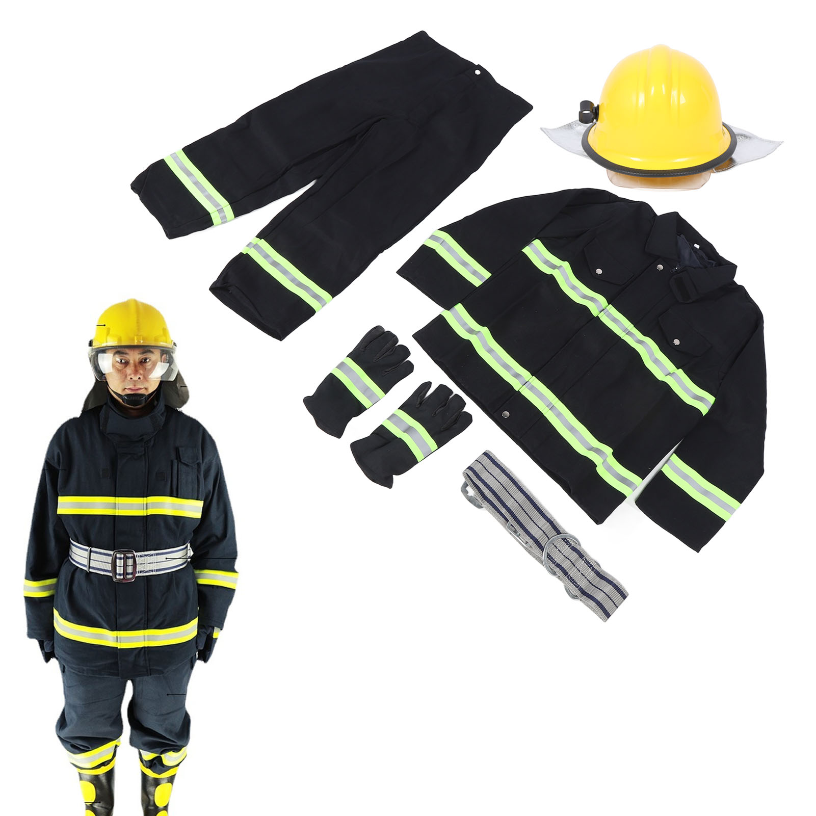 Flame Retardant Safety Suit Thermal Insulation Protective Clothes Supply Spare - Picture 21 of 27