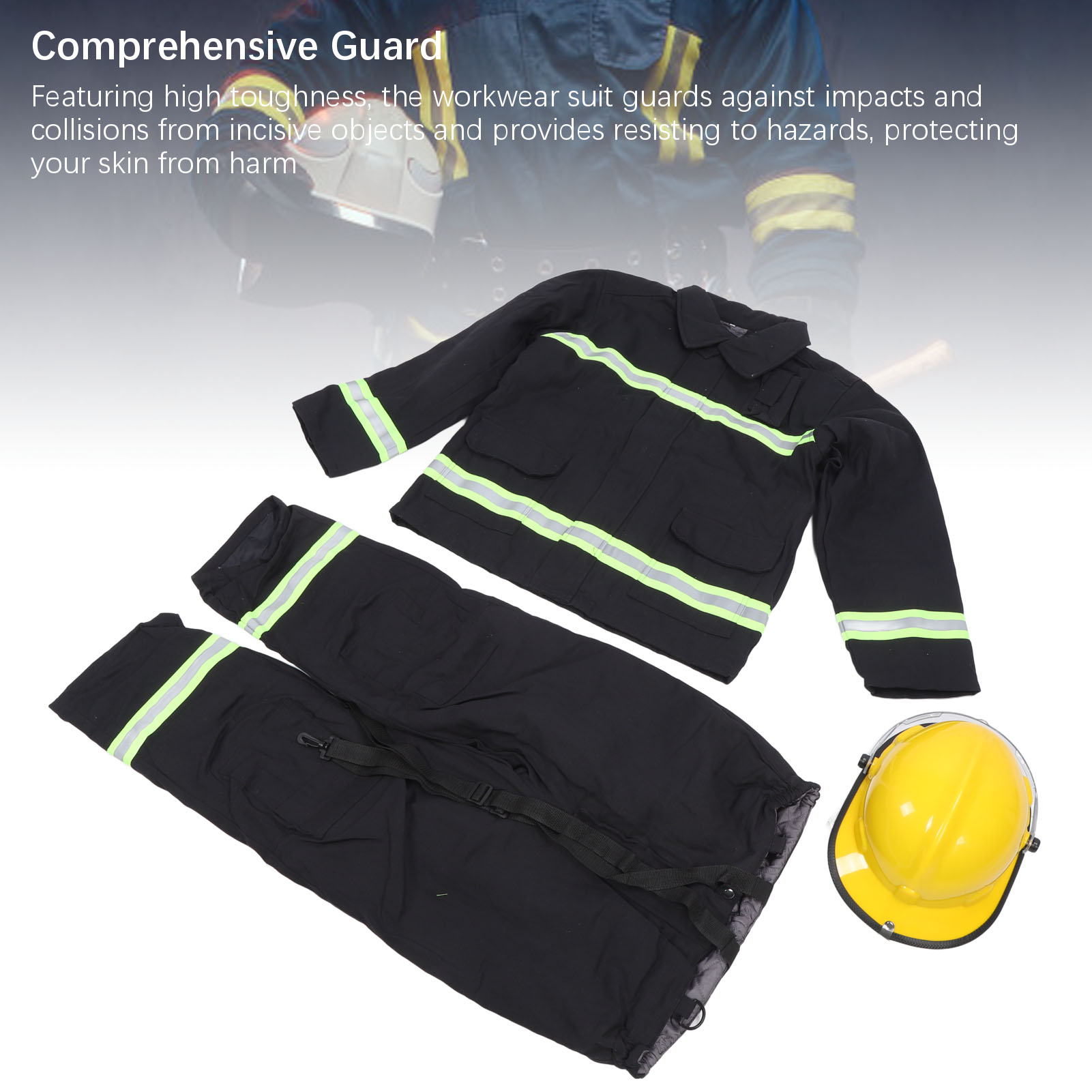 Lot de 5 vêtements remise de travail ignifuges avec ruban réfléchissant vêtements de sécurité.
