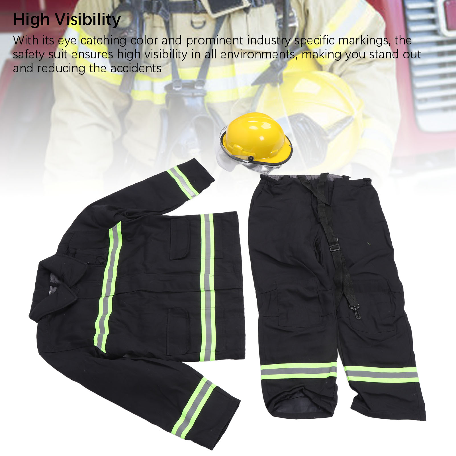 Lot de collection 5 vêtements de travail ignifuges avec ruban réfléchissant vêtements de sécurité.