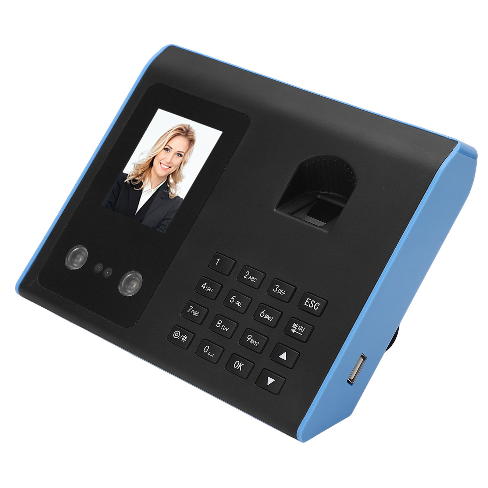 Employee Attendance Machine Fingerprint Face Recognition Password Time