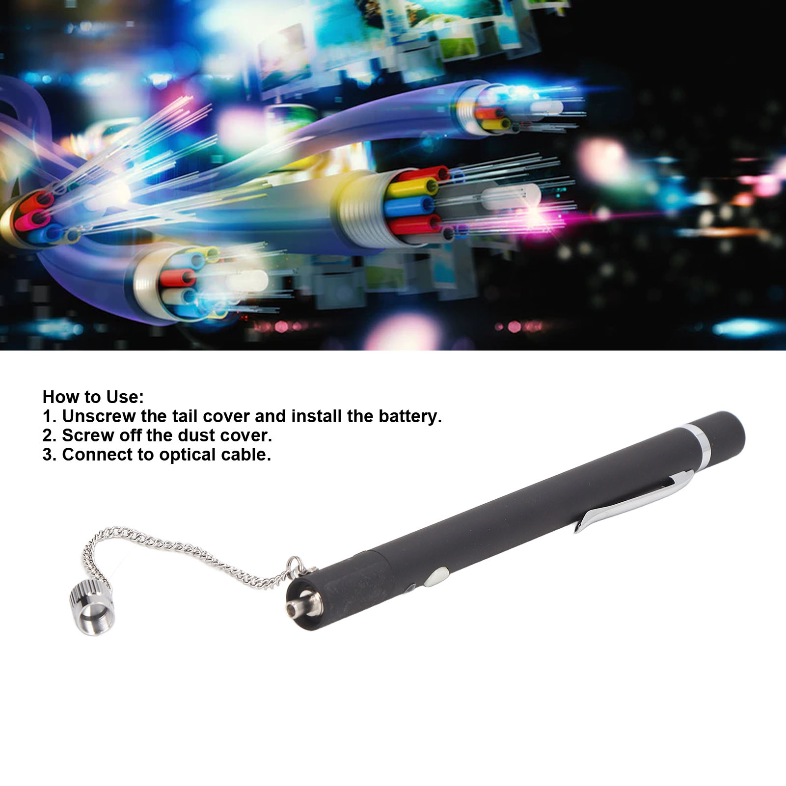 Visual Fault Locator VFL Interface Optical Fiber Red Light Testing Test Pen Tool - Picture 19 of 24