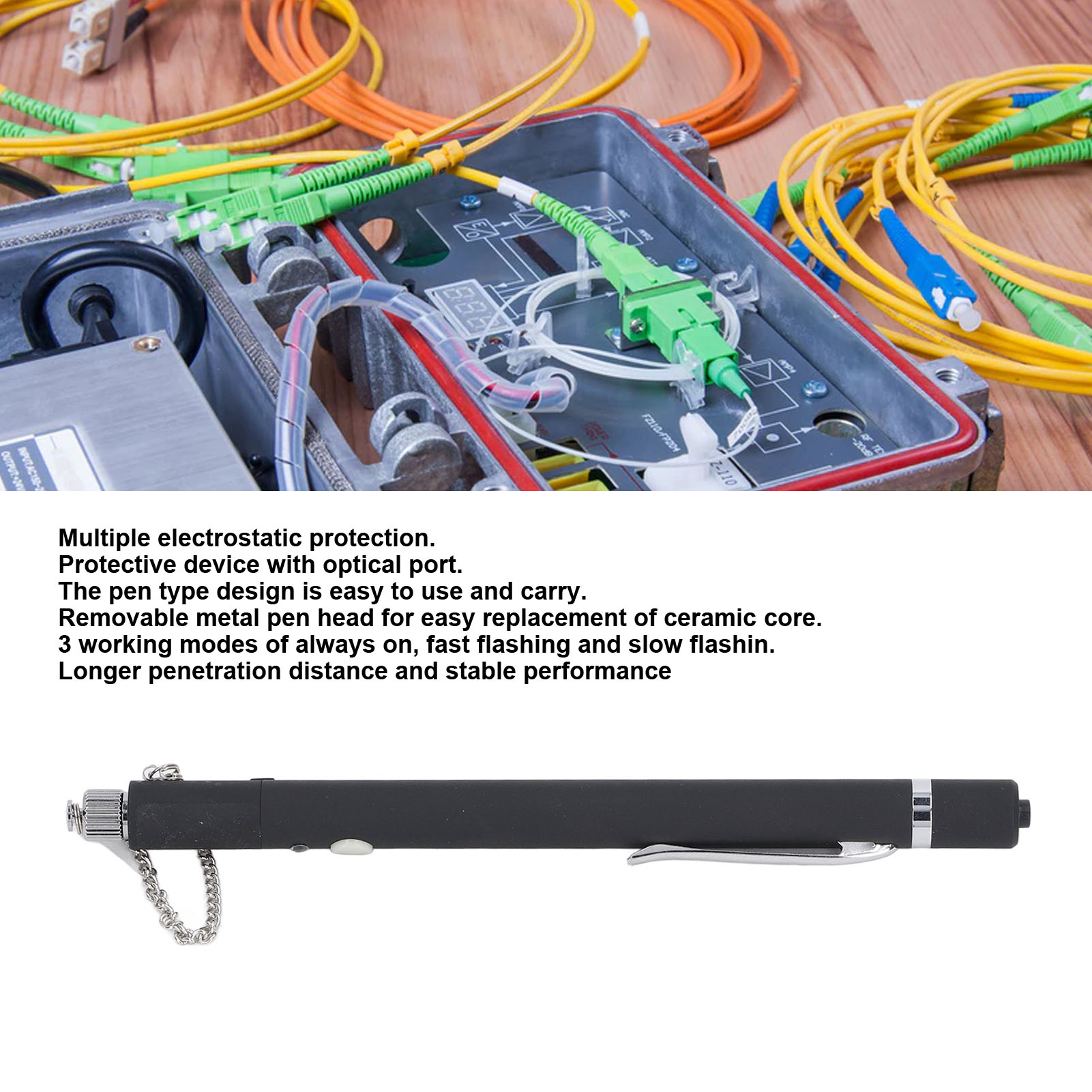 Visual Fault Locator VFL Interface Optical Fiber Red Light Testing Test Pen Tool - Picture 22 of 24