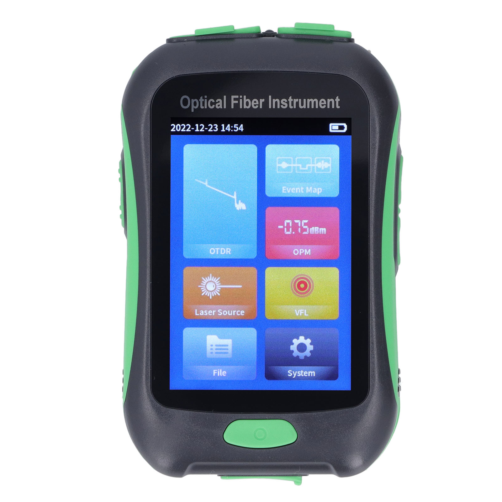 OTDR Fiber Optic Tester 1550nm 10mw 80km 20dB 3.5in Visual Fault Locator Meter♡ - Afbeelding 15 van 18