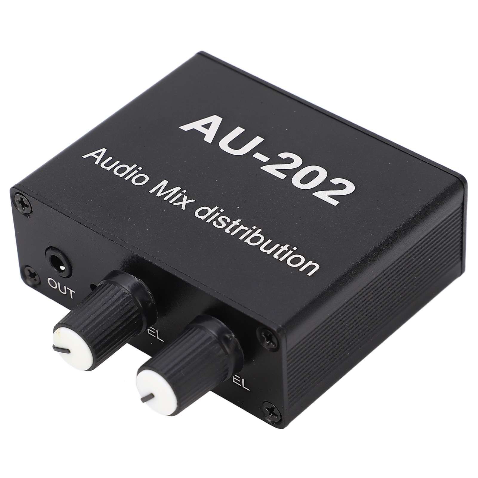 Mini Audio Distribution Mixer 2 In 2 Out Stereo Magnifier Distributor With Power
