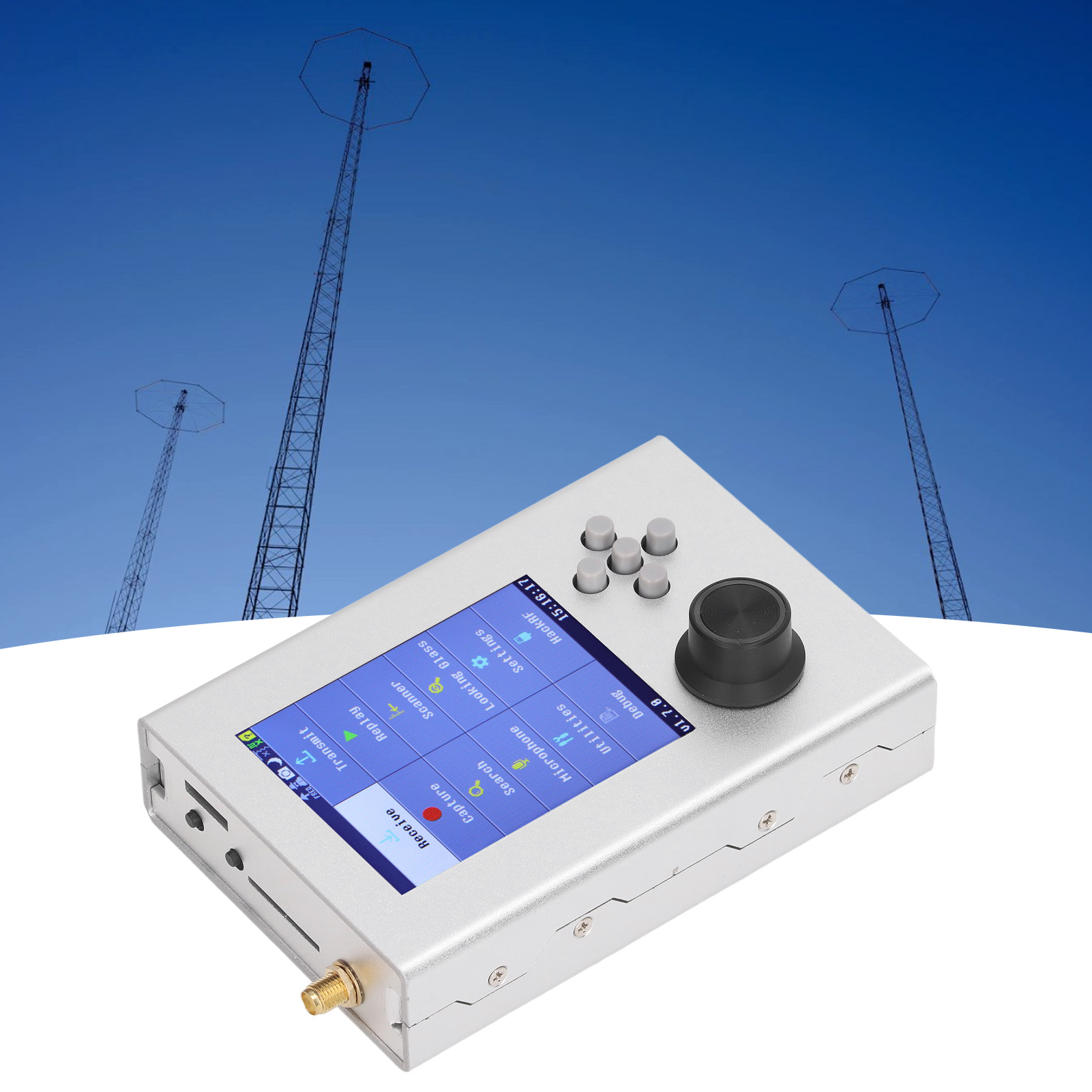 Radio Transceiver 3.2 Inch 1MHz To 6GHz Radio Portable Mobile FM SDR - Picture 30 of 34
