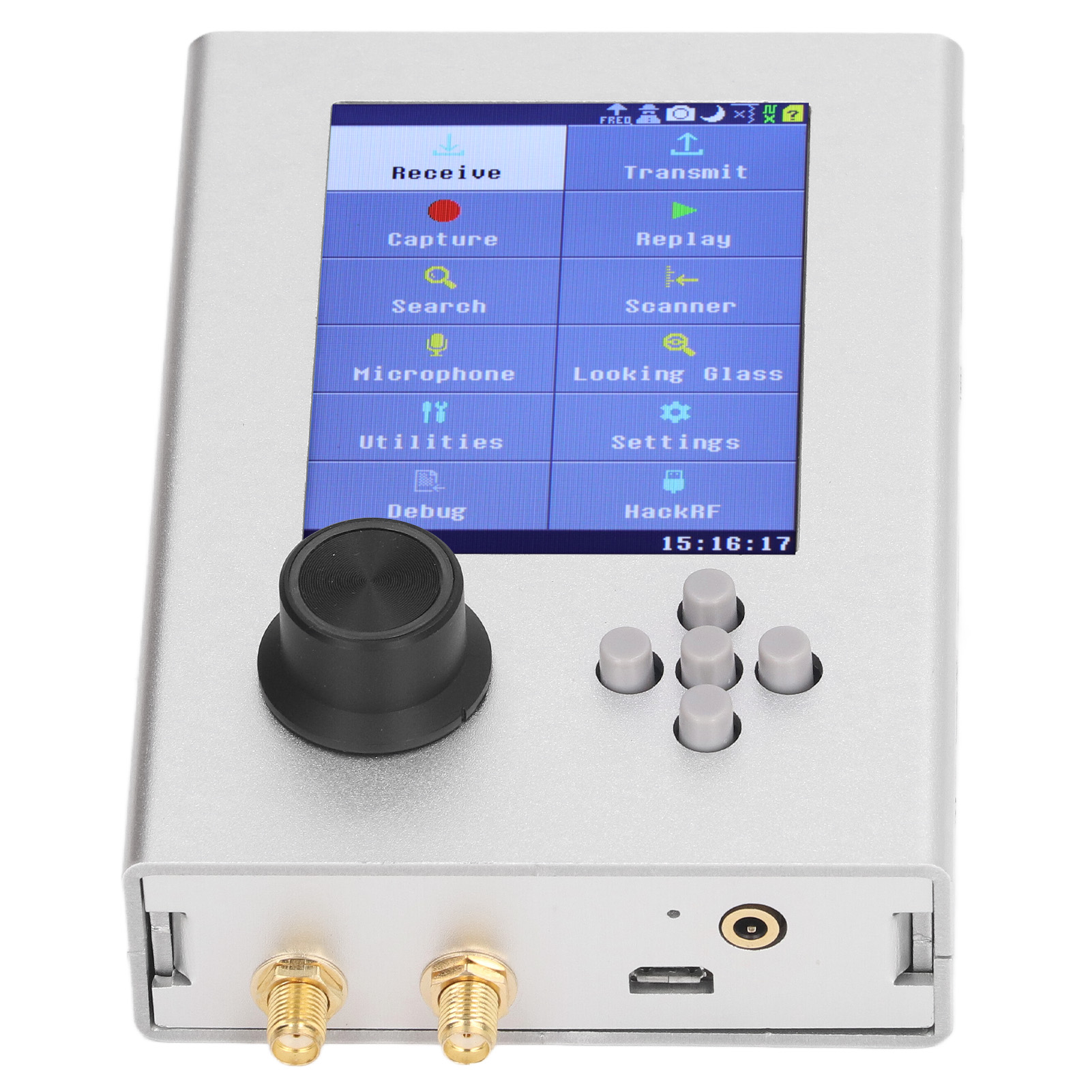 Radio Transceiver 3.2 Inch 1MHz To 6GHz Radio Portable Mobile FM SDR - Picture 24 of 34