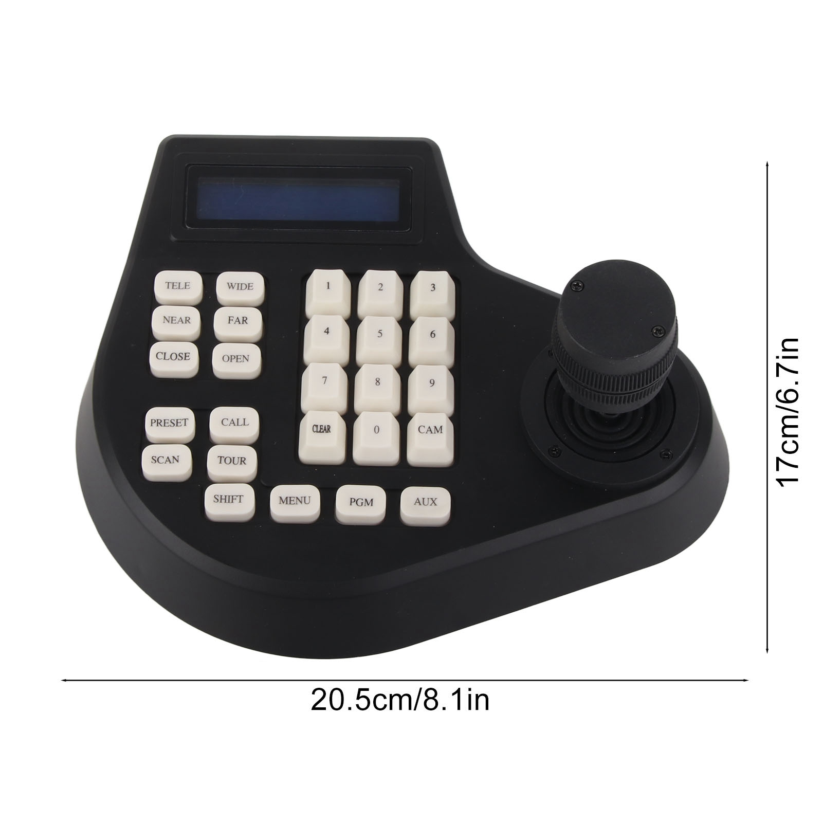 3D PTZ Camera Keyboard RS485 PTZ Joystick Controller LCD Display Control Device - Picture 28 of 32
