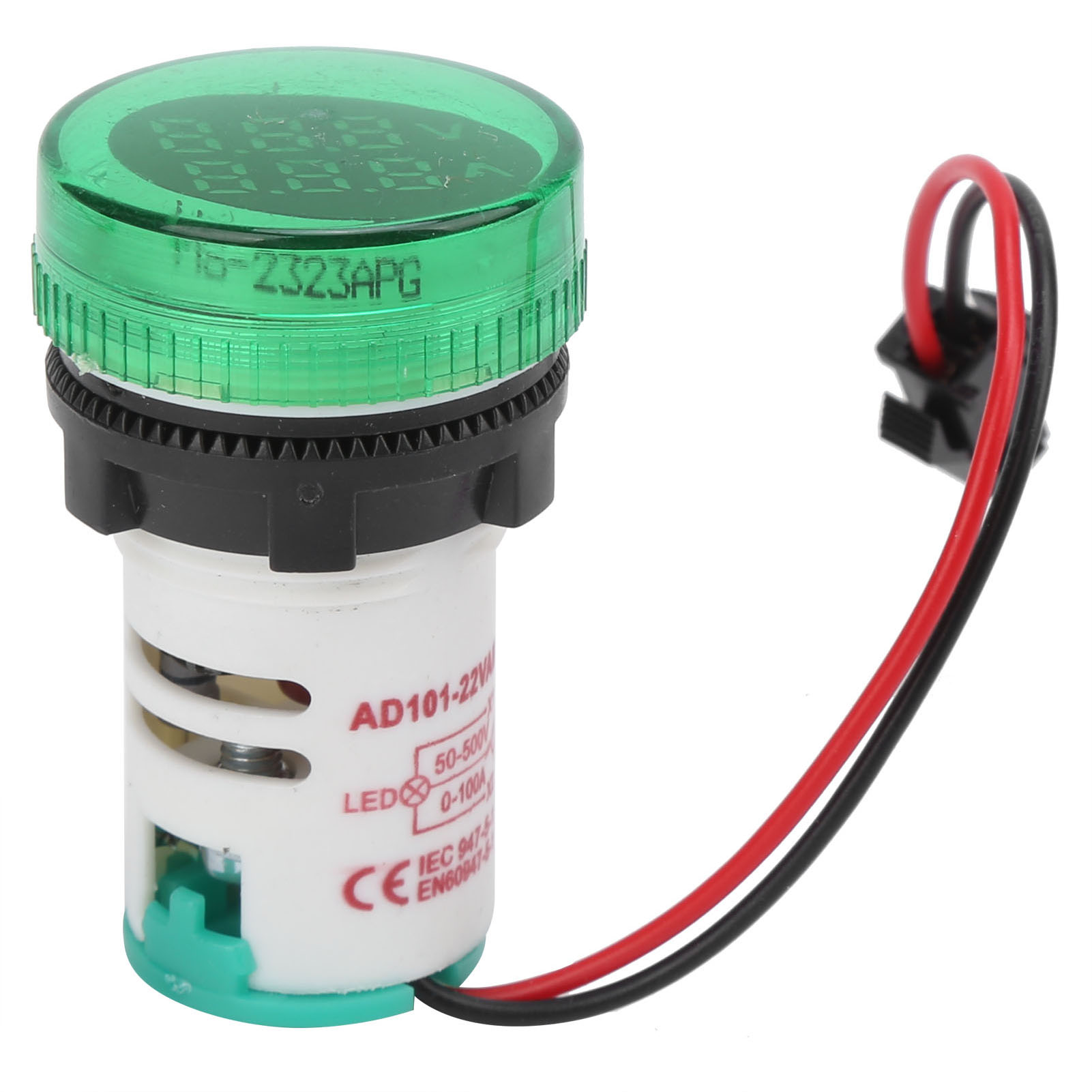 AD101‑22VAM Indicator Light Voltage Current Dual Display Indicator AC50‑500V 0‑1