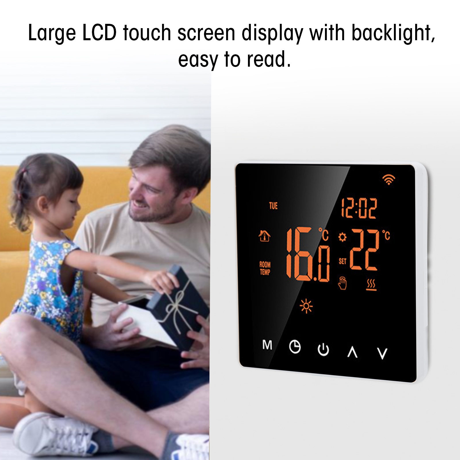ME81H Smart WIFI LCD Thermostat Water Floor Heating Wall Boiler Electric Floor